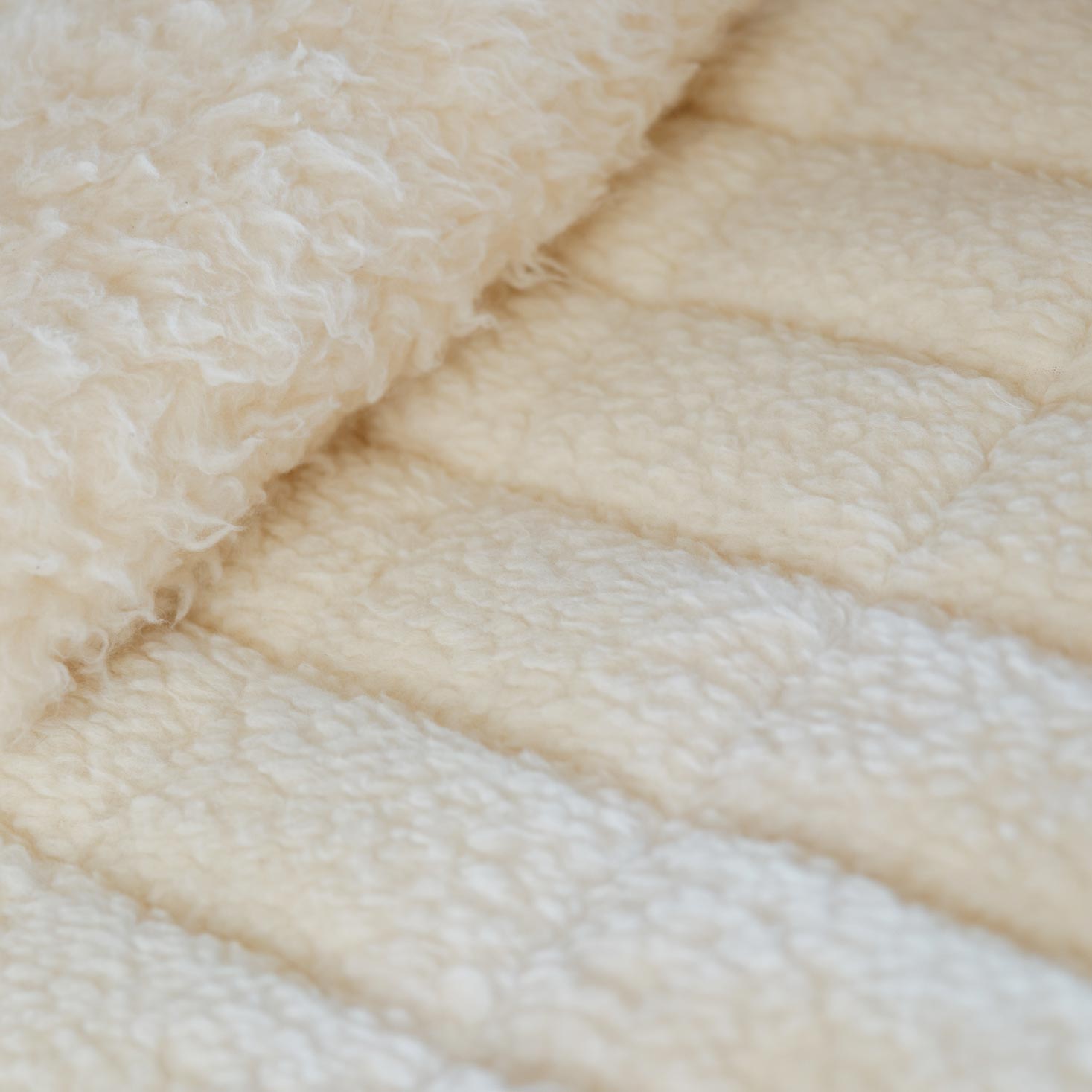 Surmatelas en laine de mouton mérinos Saling - 100×200cm