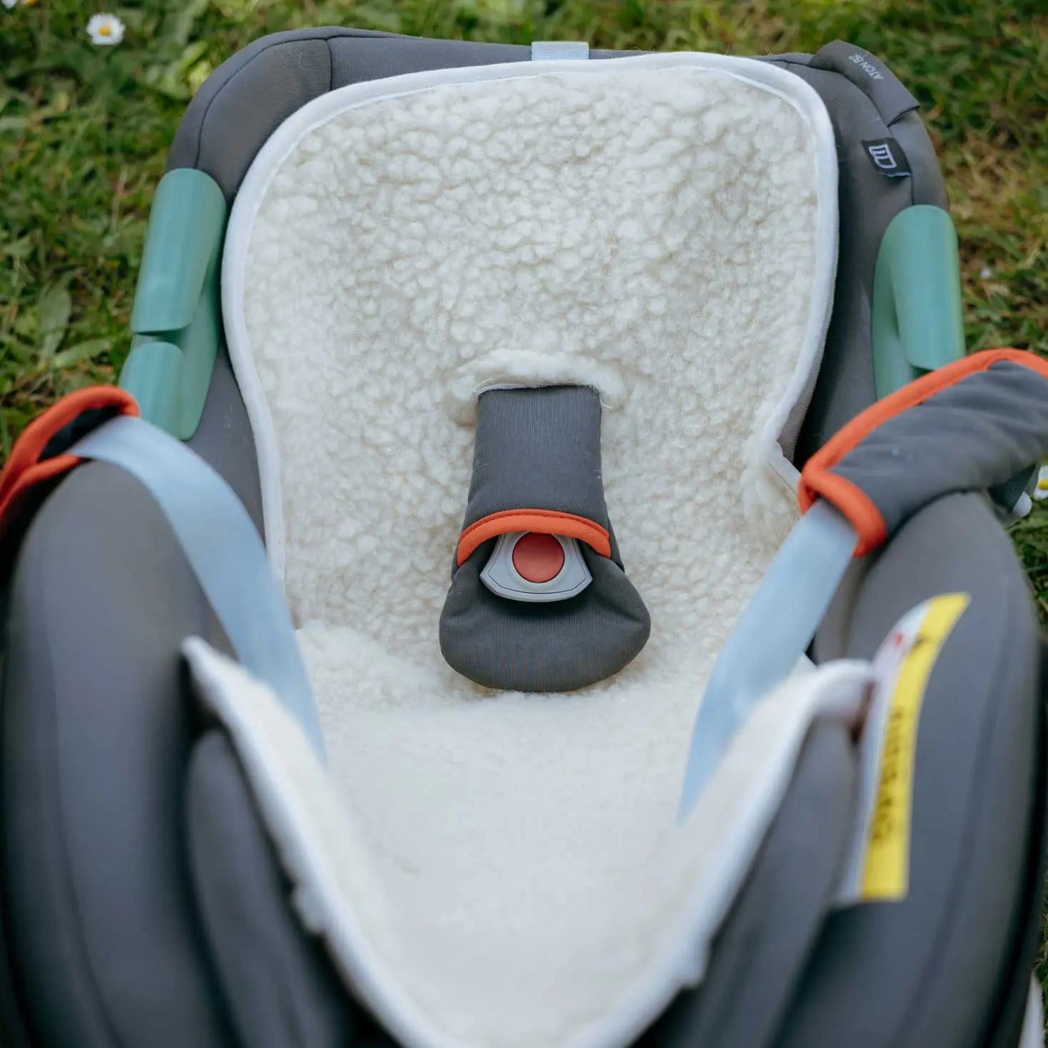 Assise pour poussette & siège auto en laine Sassoupi