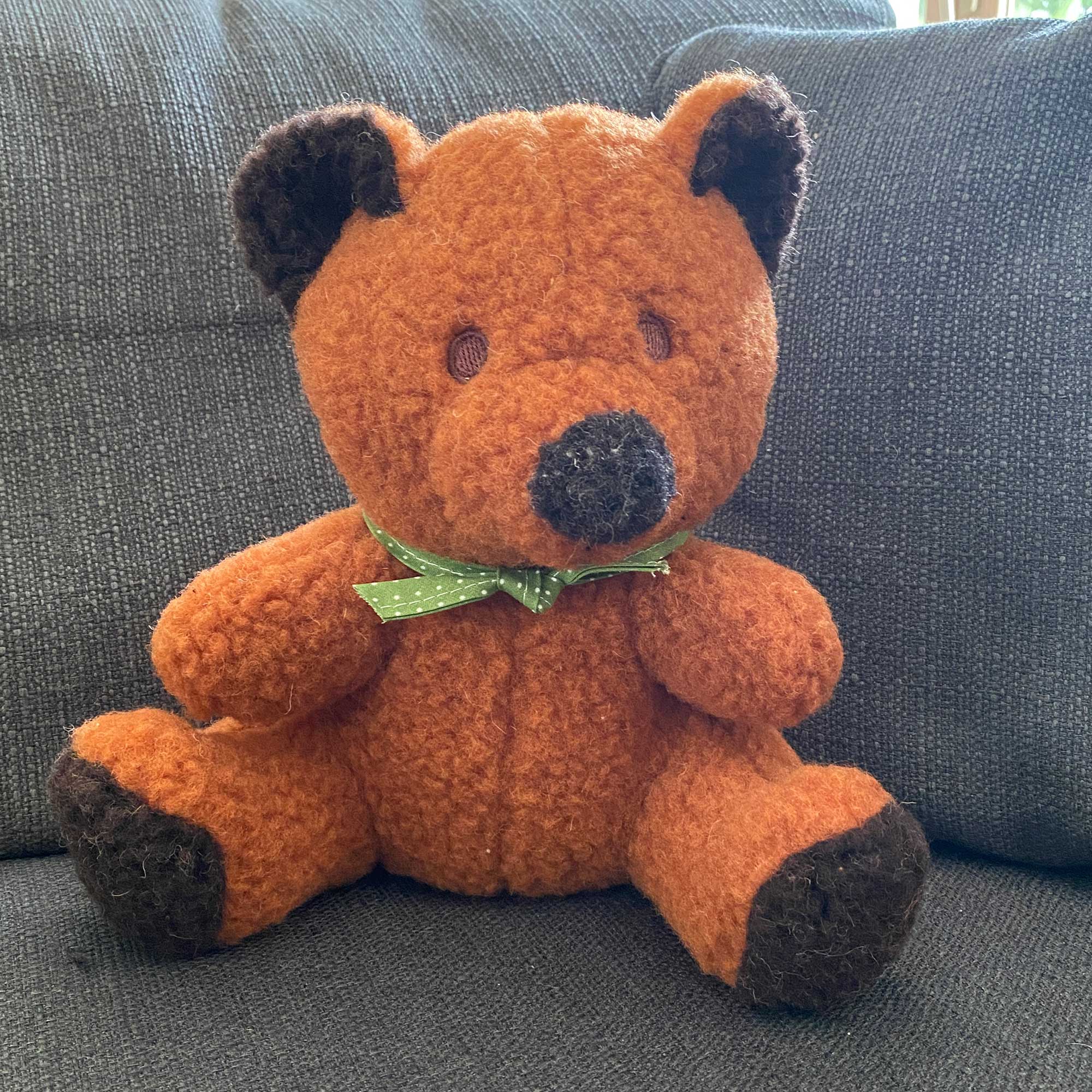 Nounours en laine vierge Sassoupi - Marron