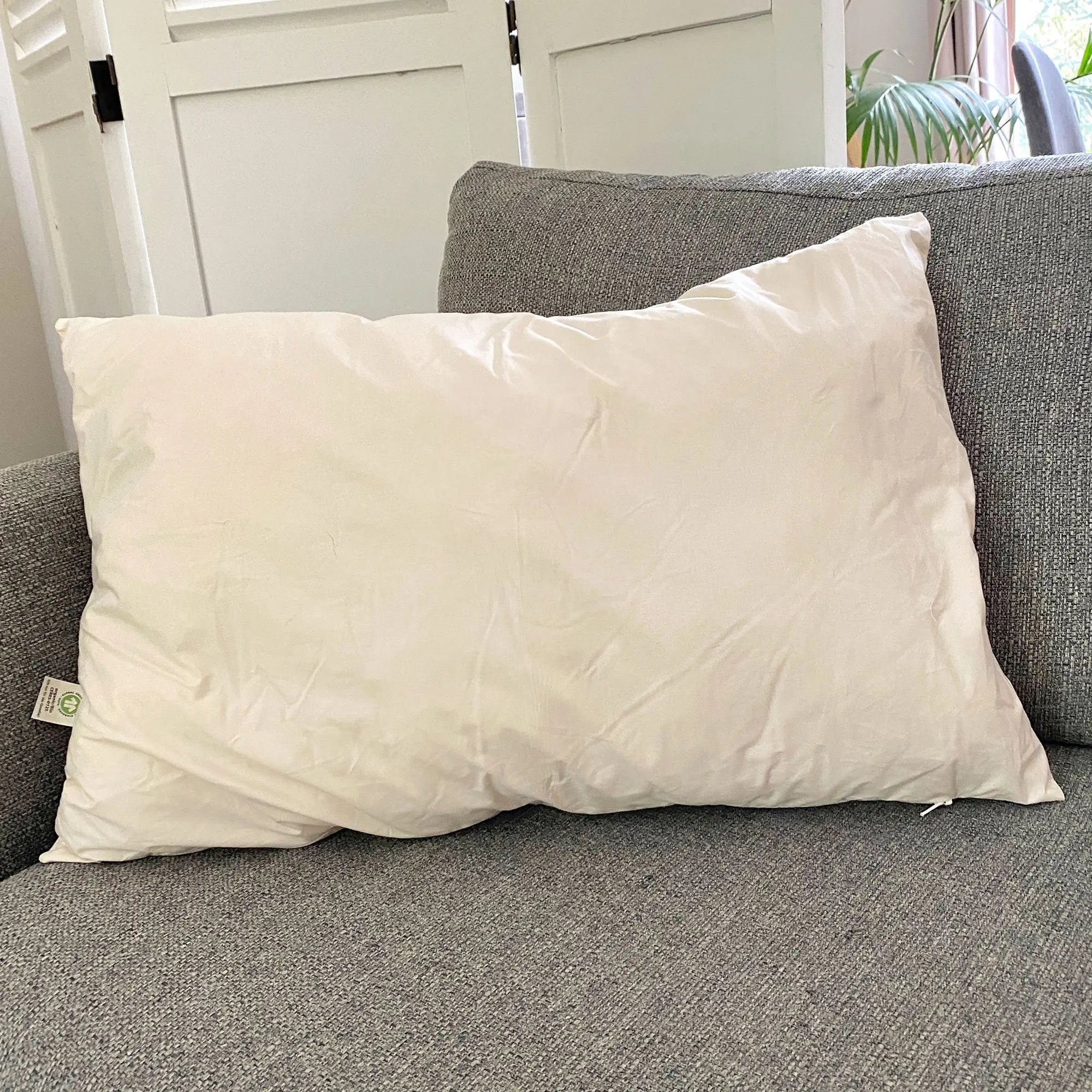 Oreiller en pure laine et coton Sassoupi - 40x60cm