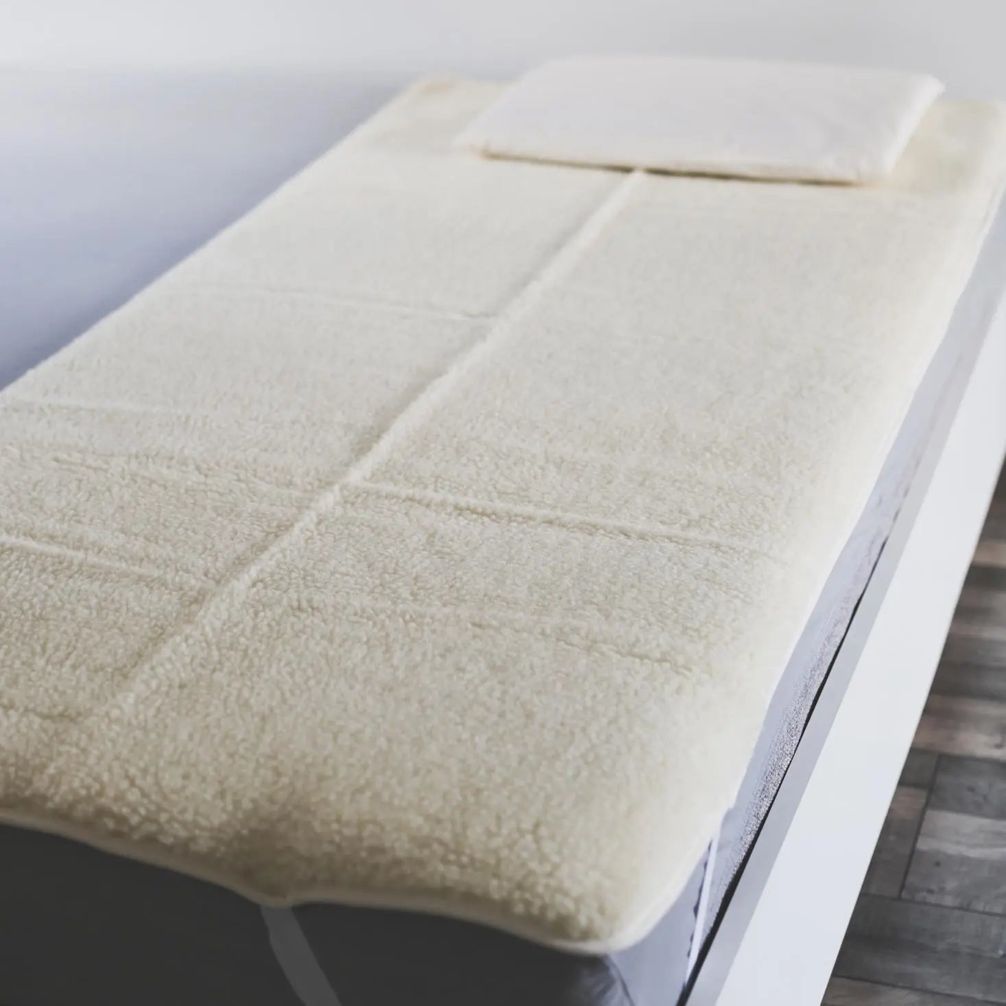 Protège matelas en laine vierge Sassoupi - 90x190 cm