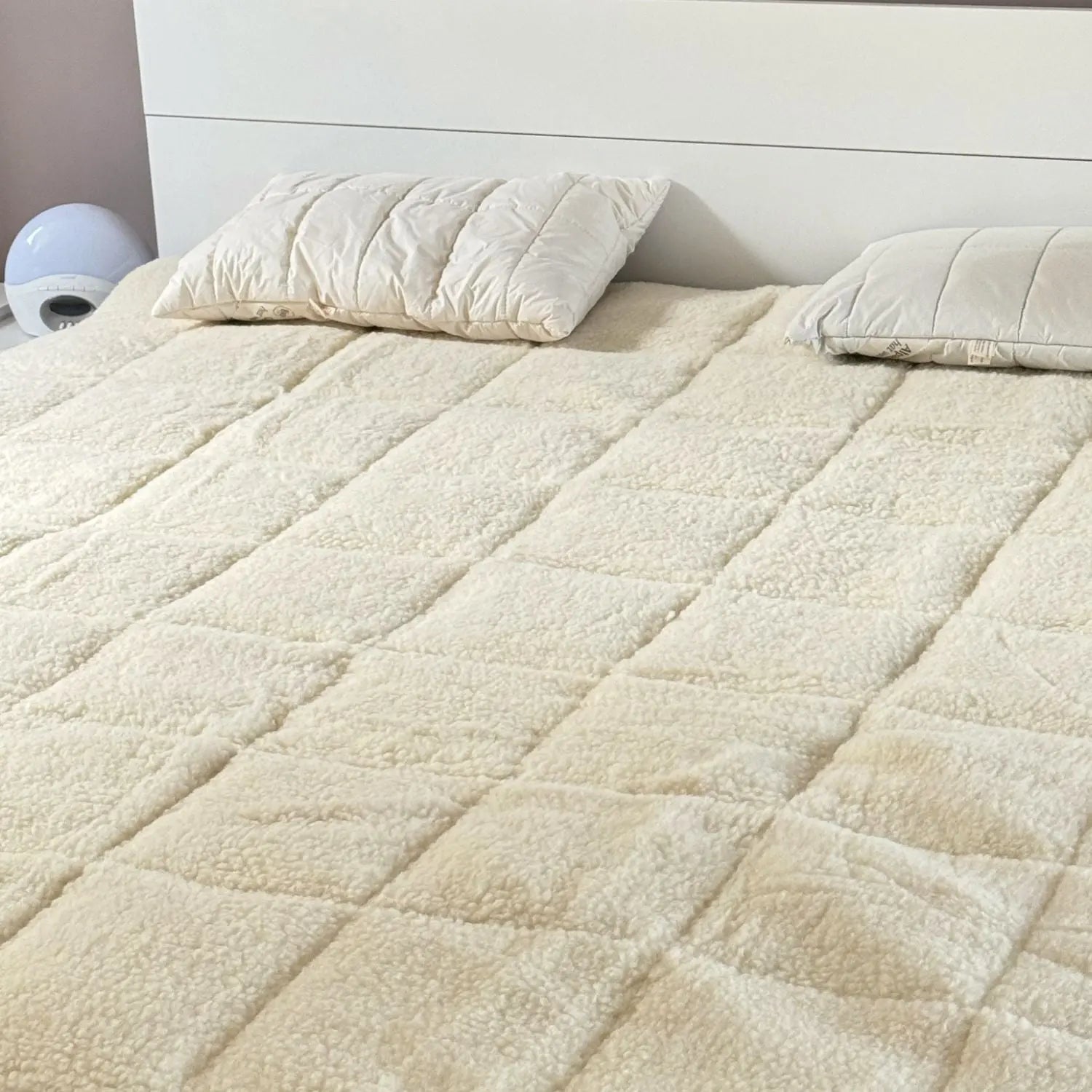 Surmatelas épais en laine bio & coton Sassoupi - 140x200 cm
