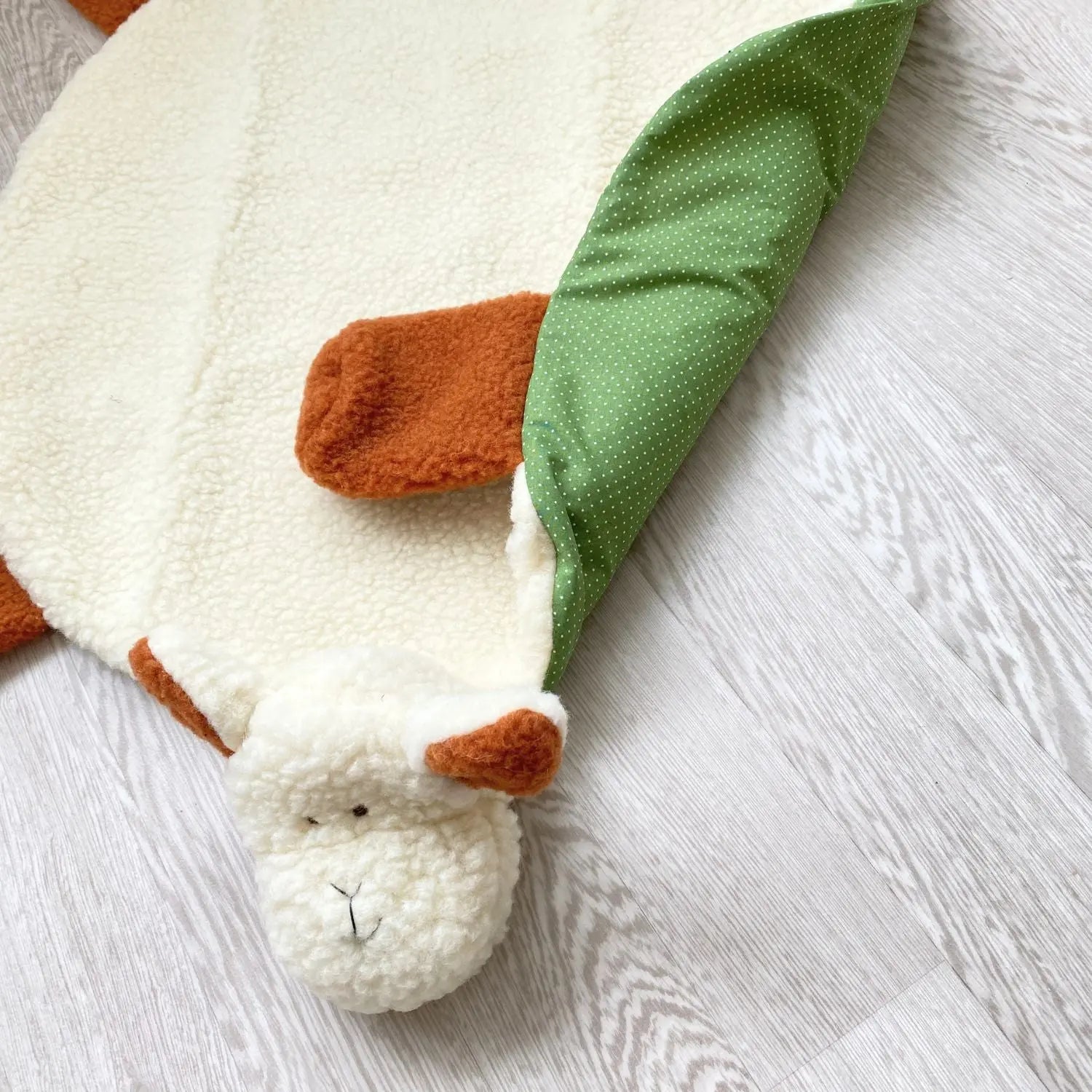 Tapis d'éveil en laine et coton Sassoupi