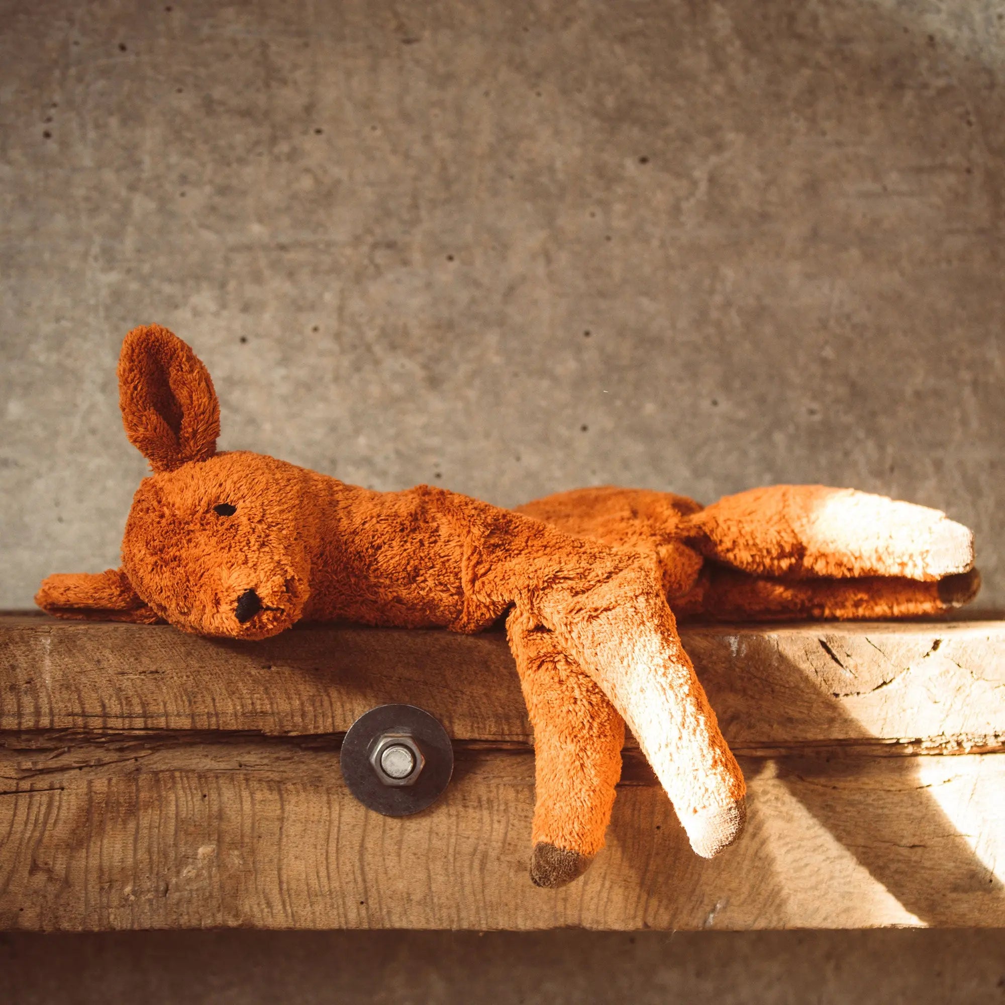 Doudou bouillotte en coton bio & laine Senger Naturwelt - Faon