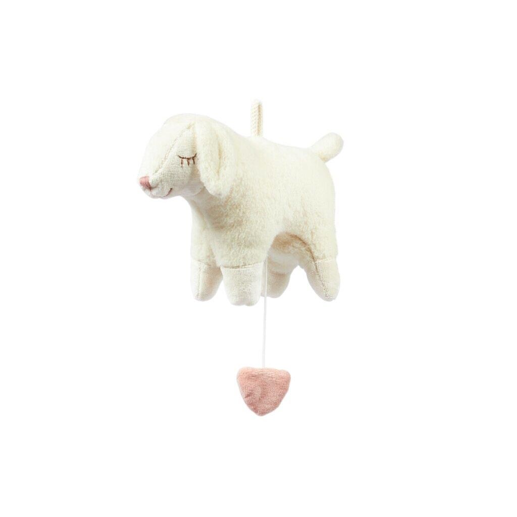 Peluche musicale en coton bio & laine Senger Naturwelt - Mouton