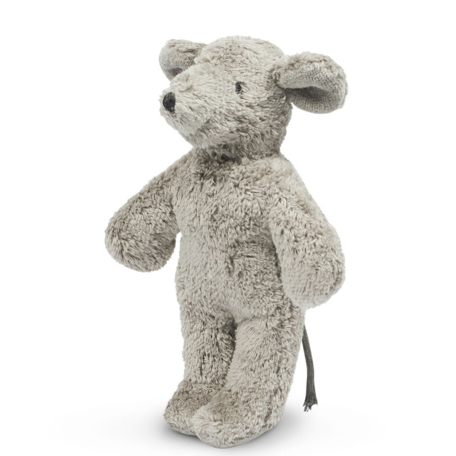 Doudou bébé souris en coton bio & laine Senger Naturwelt