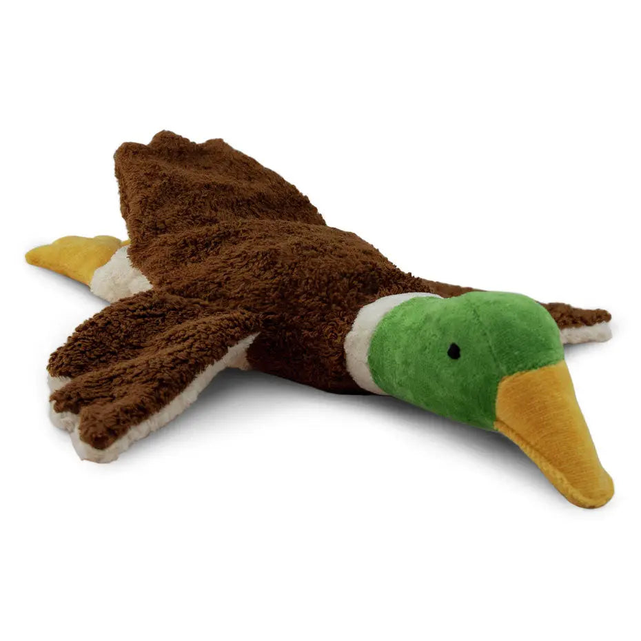 Doudou bouillotte en coton bio & laine Senger Naturwelt - Canard - Lilinappy