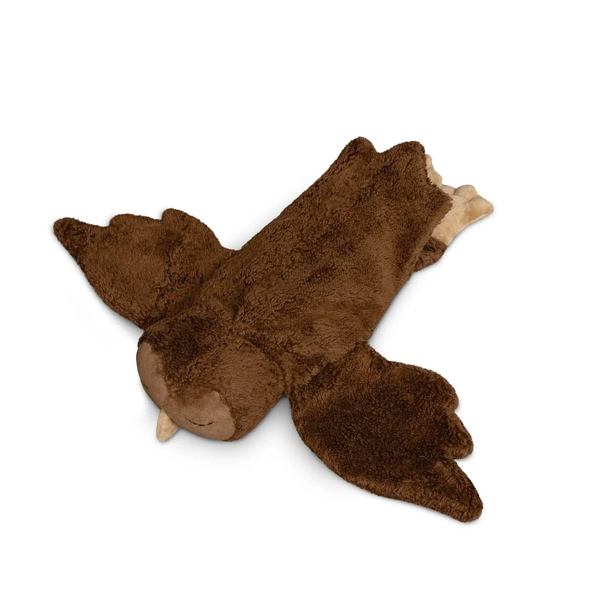 Doudou bouillotte en coton bio Senger Naturwelt - Hibou brun