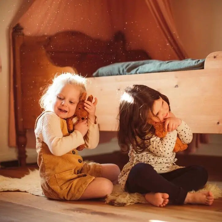 Doudou bébé renard en coton bio & laine Senger Naturwelt