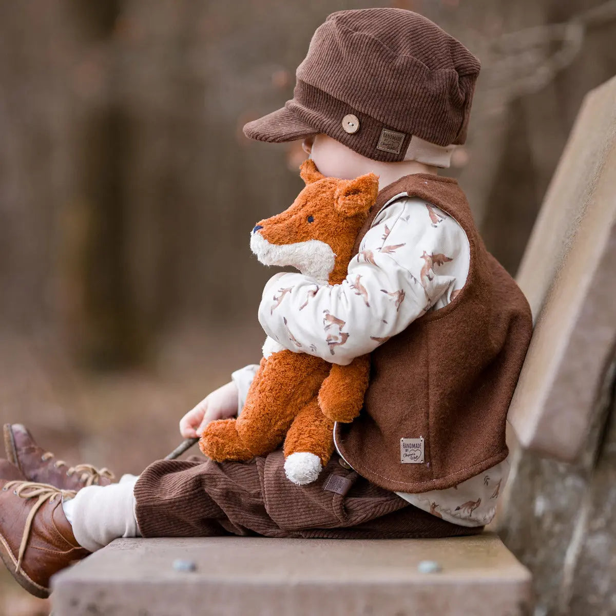 Doudou Renard en coton bio Senger Naturwelt