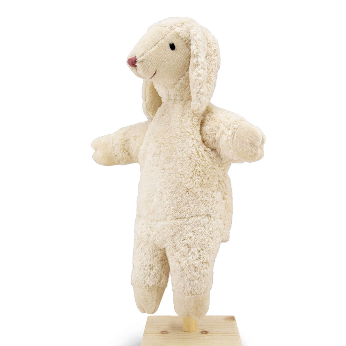 Marionnette mouton en coton bio Senger Naturwelt