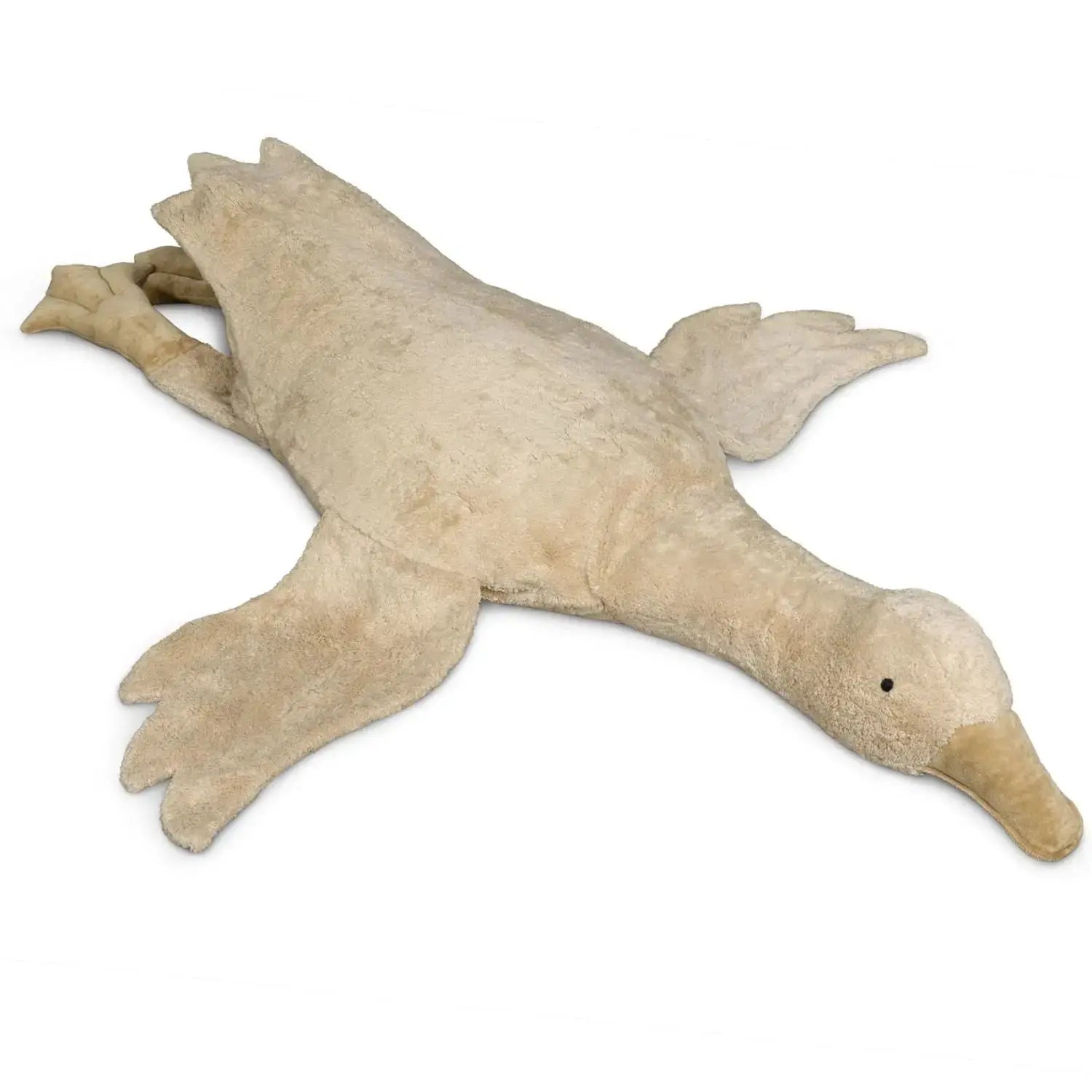 Peluche géante bouillotte Oie XL Senger - Lin