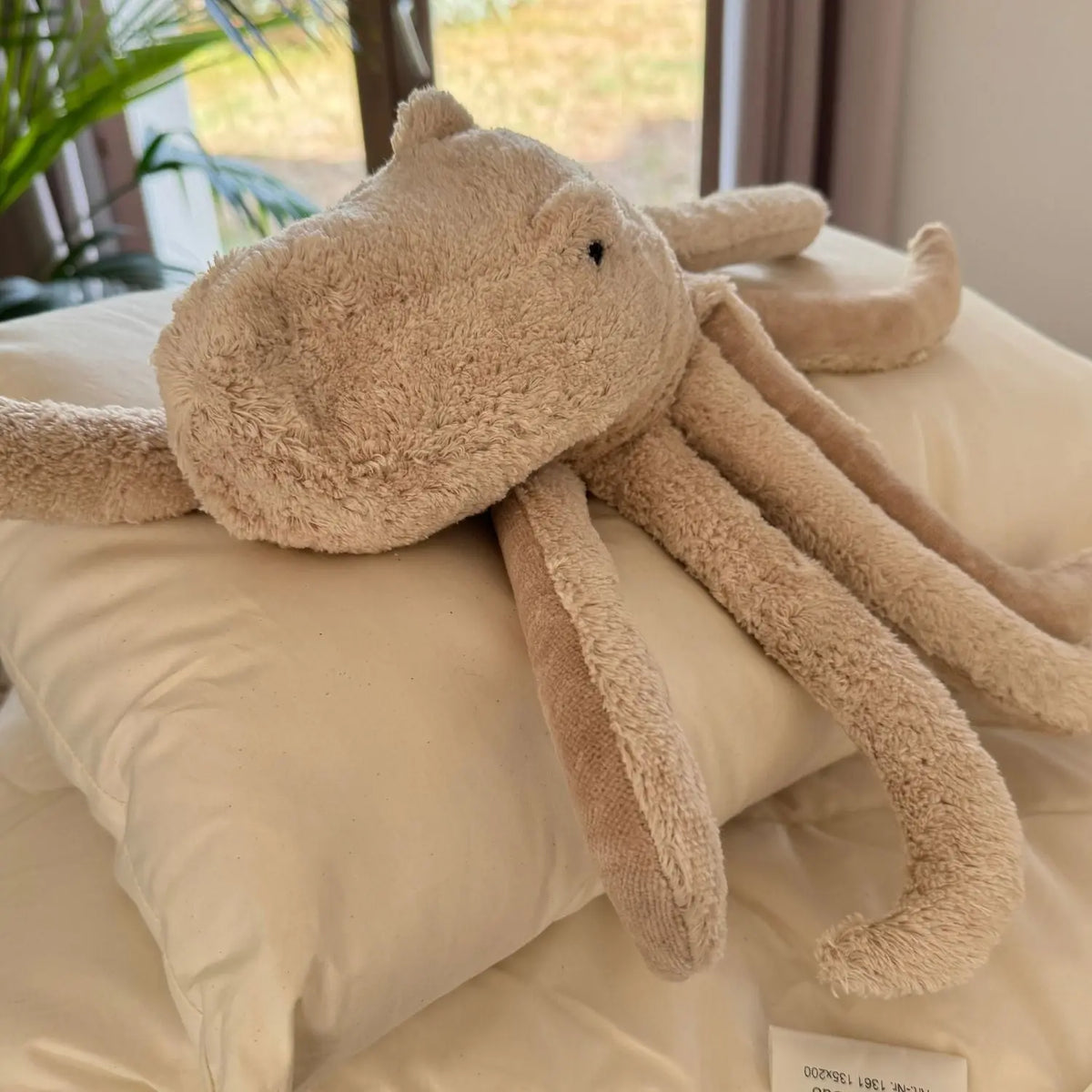 Doudou bouillotte en coton bio & laine Senger Naturwelt - Pieuvre