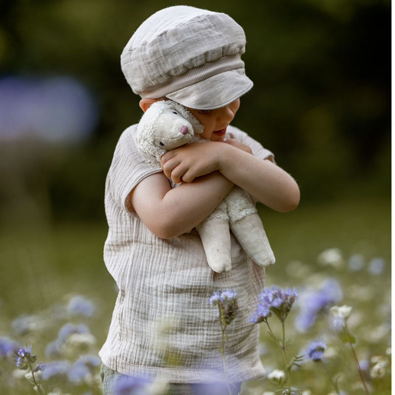 Doudou mouton en coton bio Senger Naturwelt