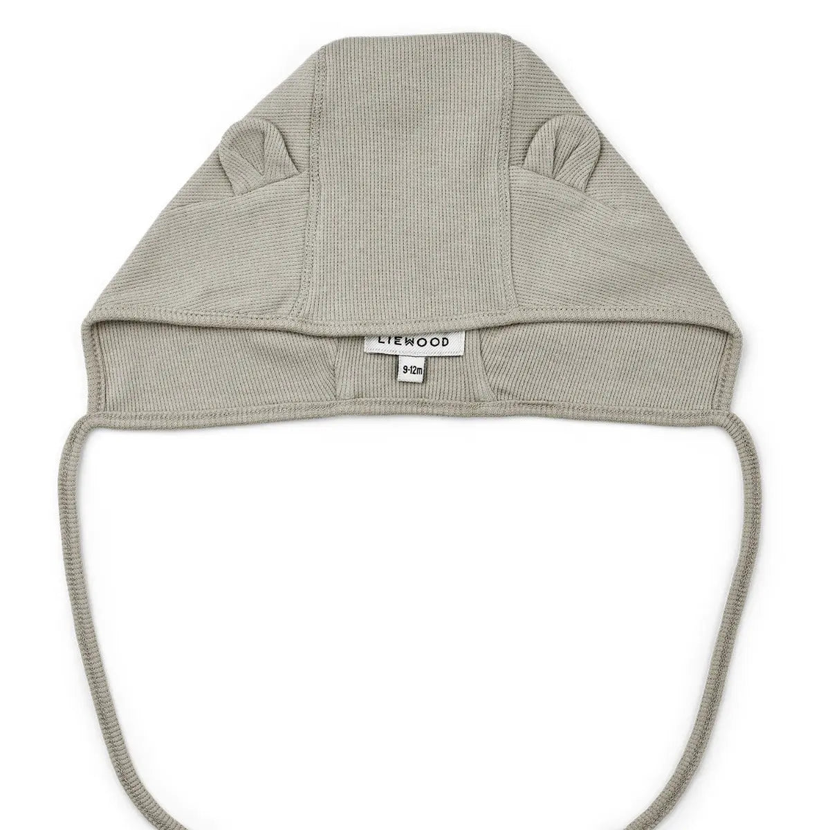 Bonnet bébé en coton bio Silja Liewood gris mélangé