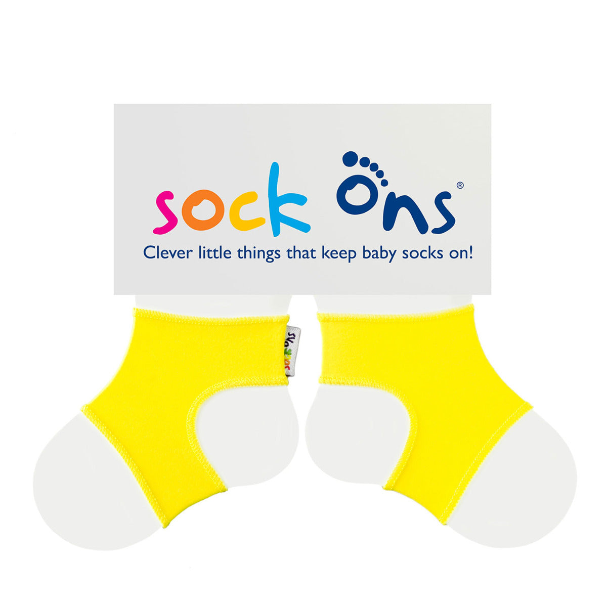 Guêtres magiques Sock Ons Jaune - 6/12 mois