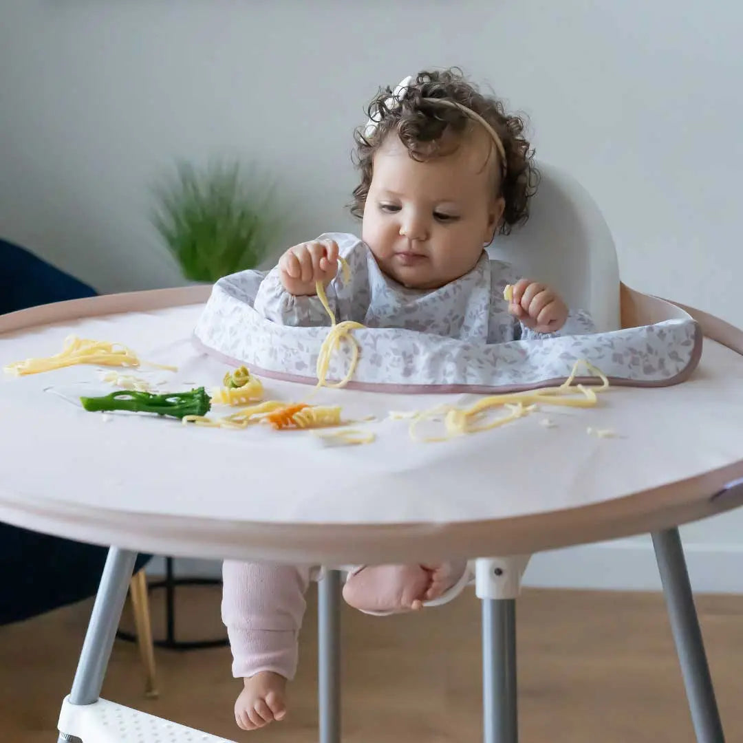 Bavoir supplémentaire pour Kit Tidy Tot - Fleur de jardin rose