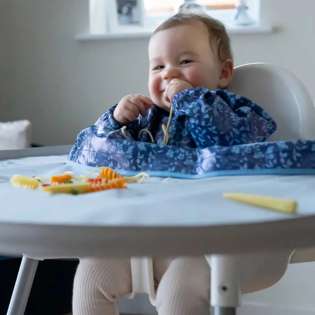 Bavoir supplémentaire pour Kit Tidy Tot - Fleur de jardin bleu