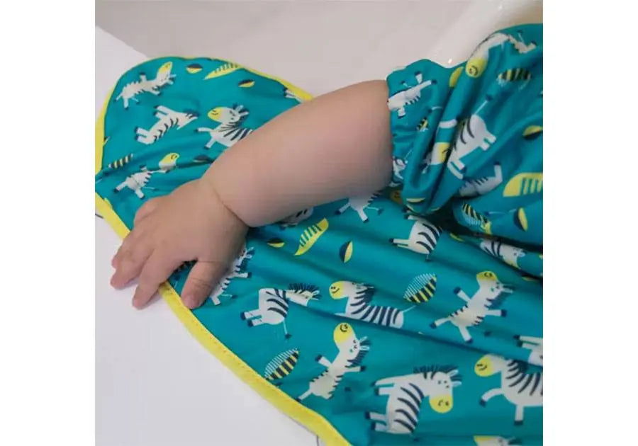 Bavoir imperméable supplémentaire à MC du Kit spécial DME Tidy Tot - Zebras Tidytot
