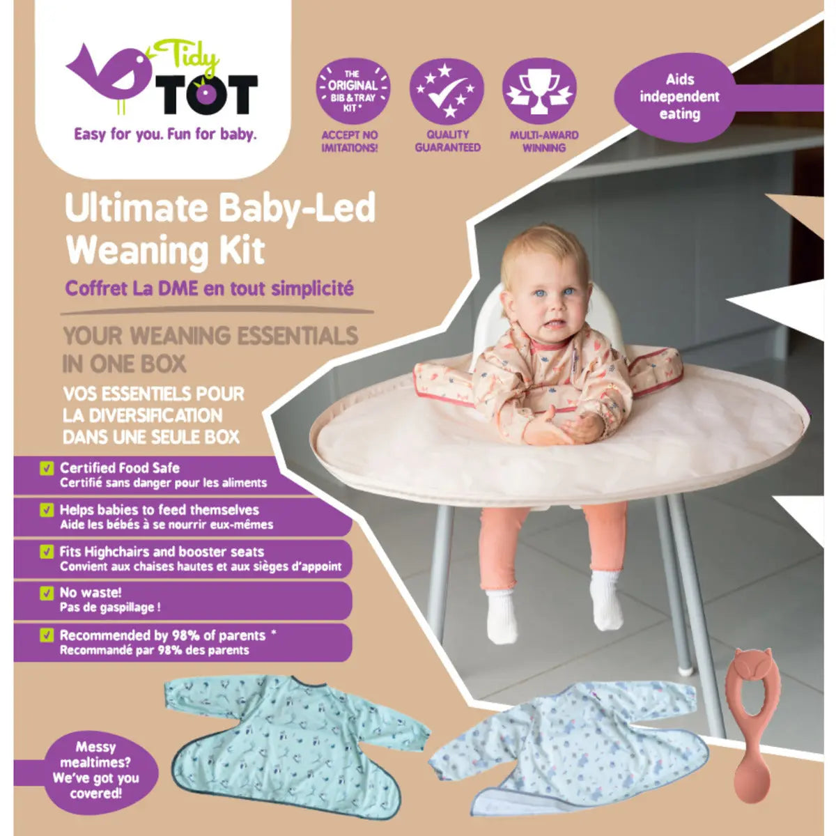 Kit Bundle spécial DME Tidy Tot - Sable - Lilinappy