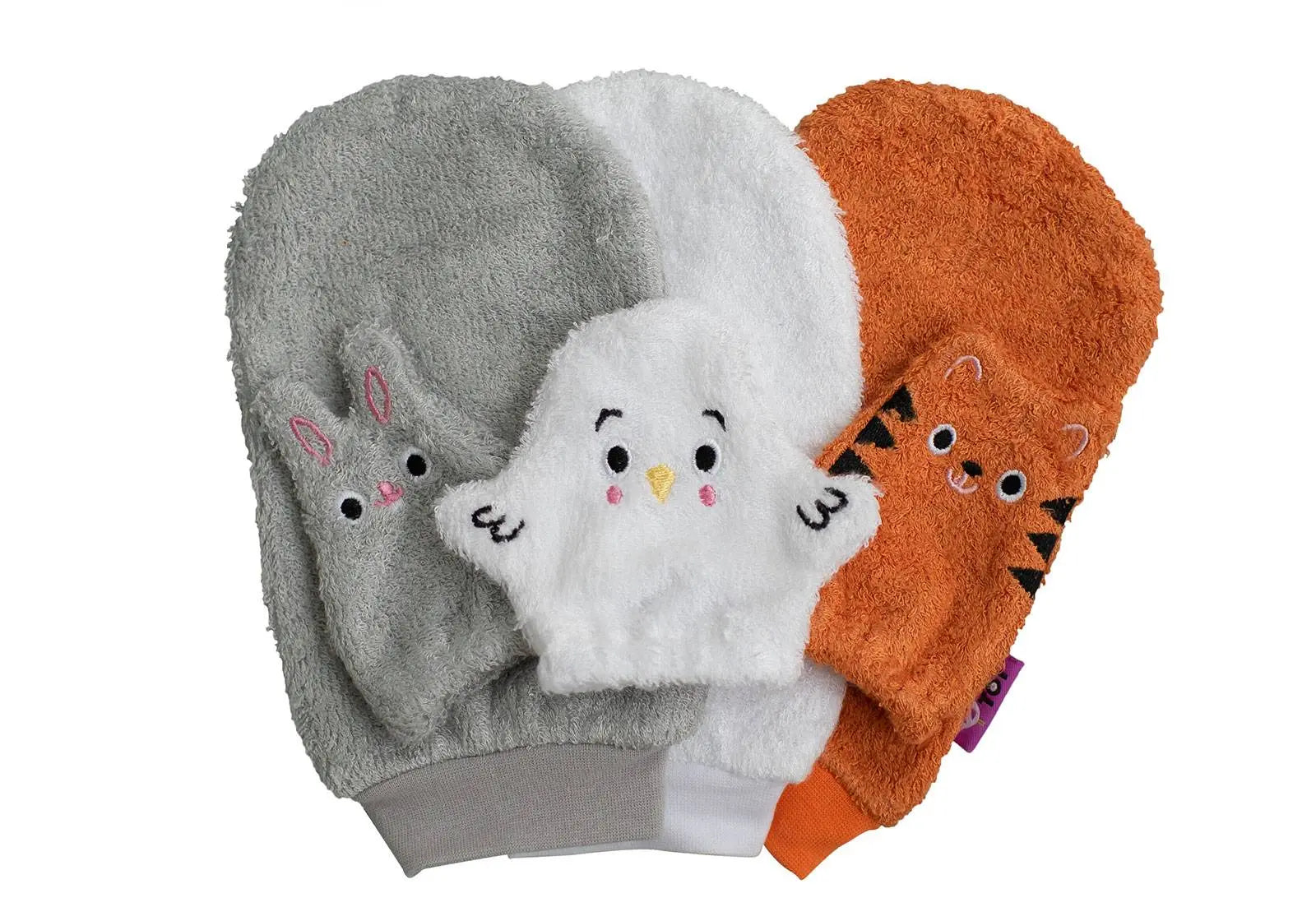 Lot de 6 gants en bambou Tidy Tot - Bébé et adulte - Lilinappy