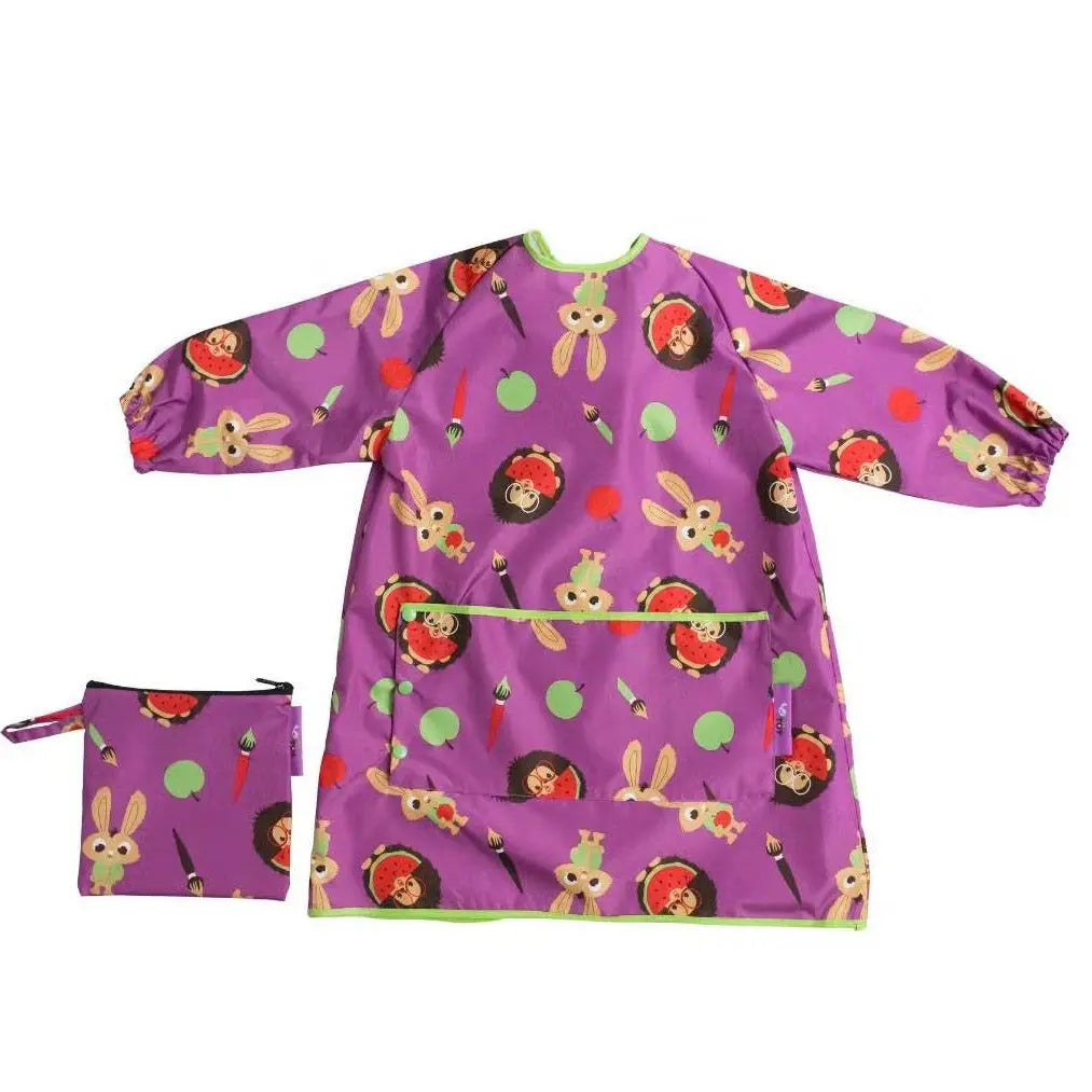 Long tablier de protection Tidy Tot - Plum purple - Lilinappy