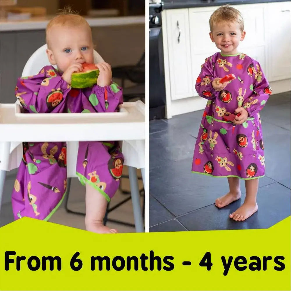 Long tablier de protection Tidy Tot - Plum purple - Lilinappy