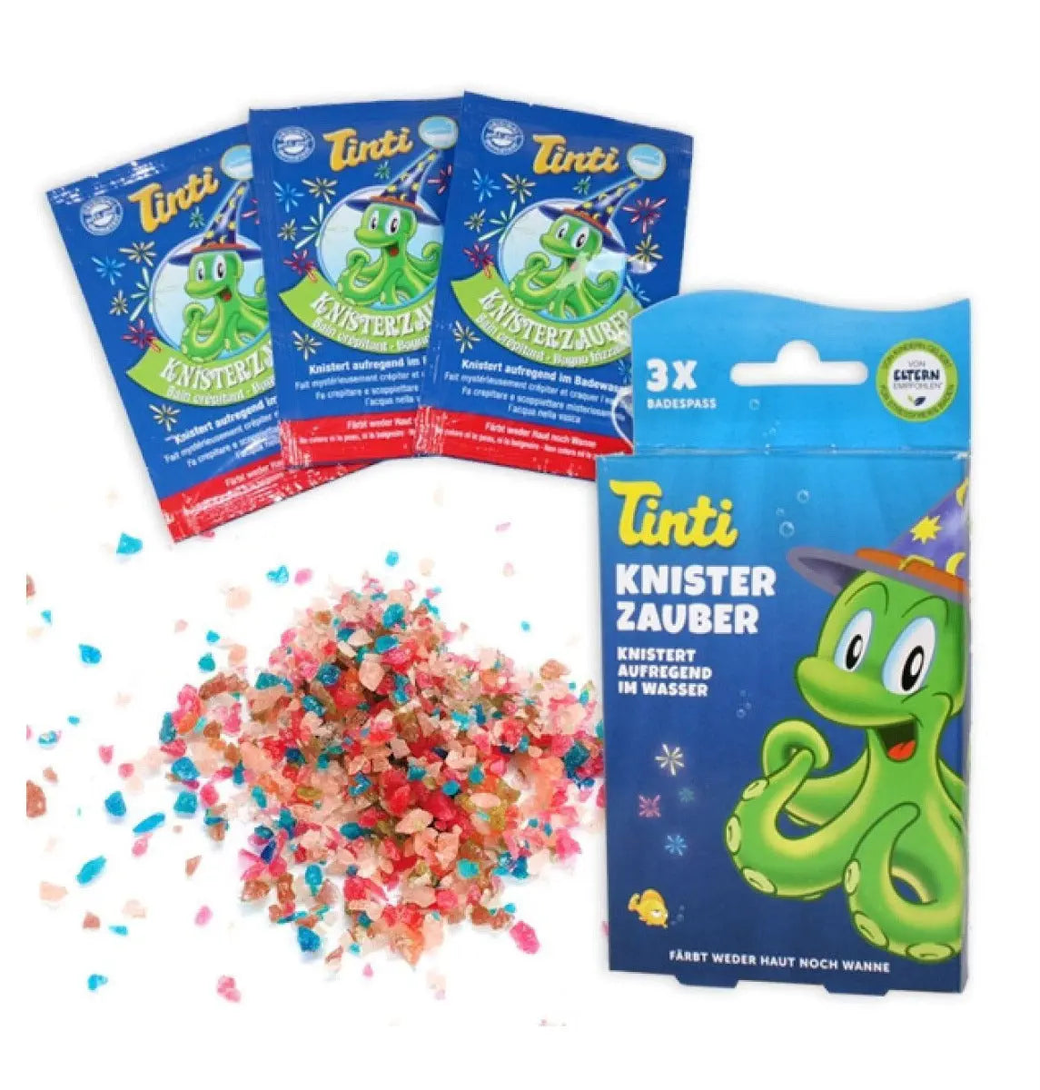 Bains crépitants Tinti – Boîte de 3 sachets | Ludique et naturel