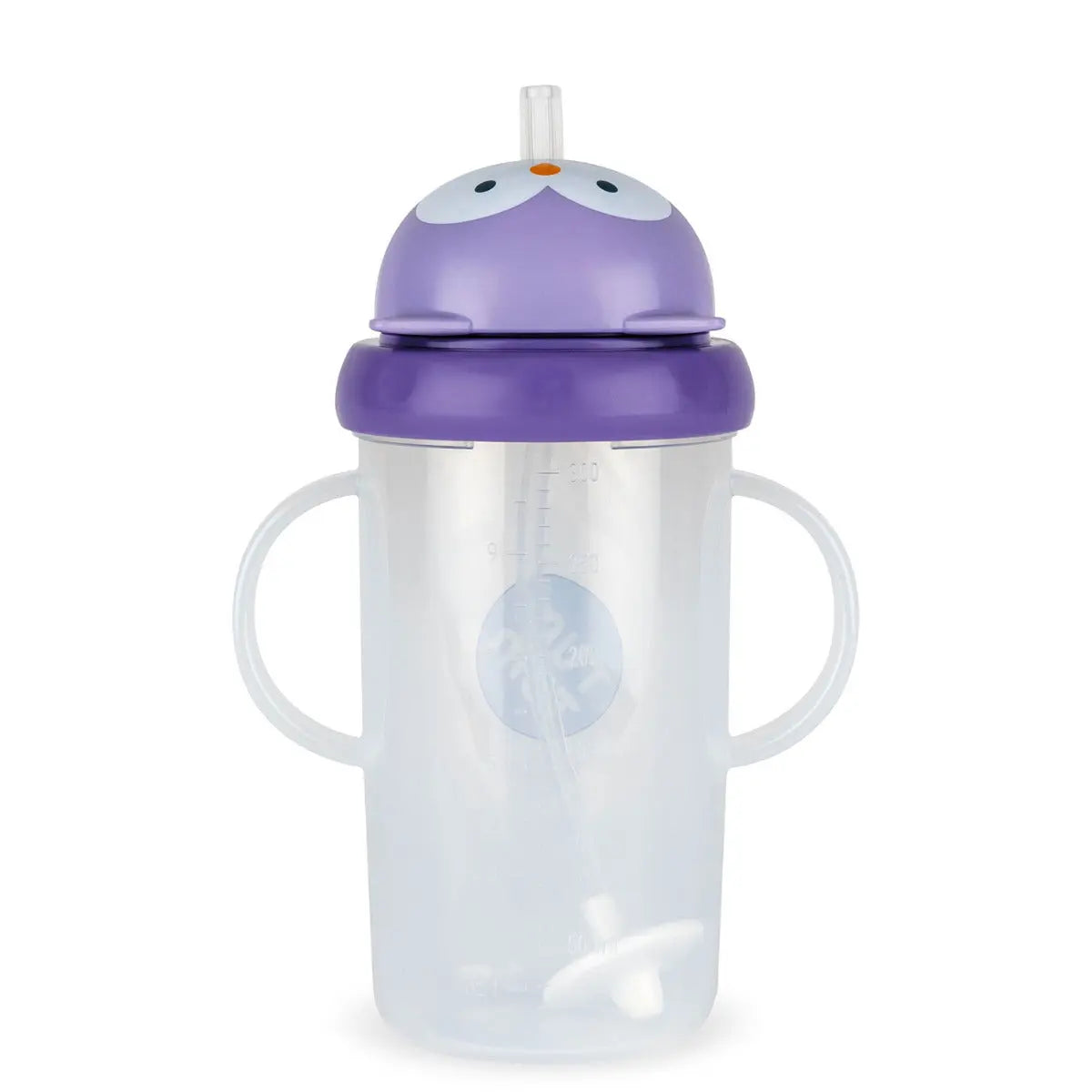 Grande tasse d’apprentissage avec paille Tum Tum - Chouette - Lilinappy