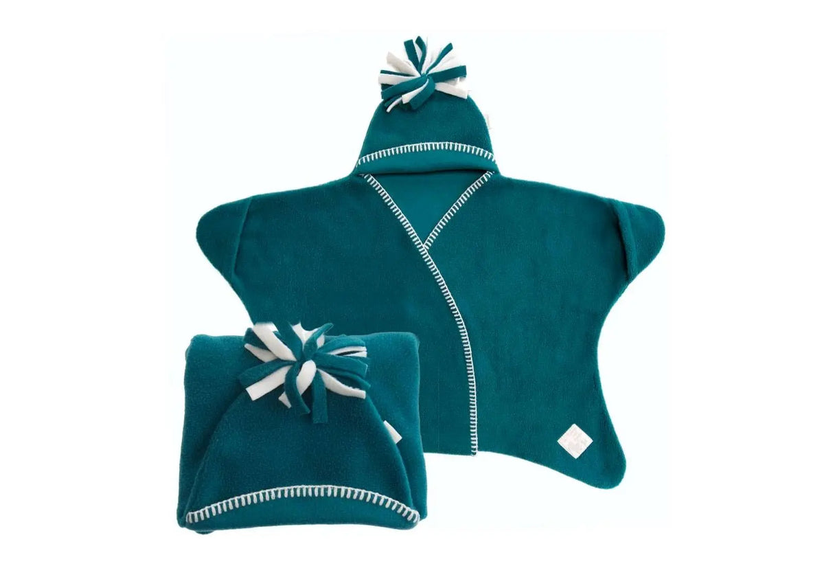 Couverture Star baby Tuppence and Crumble Teal