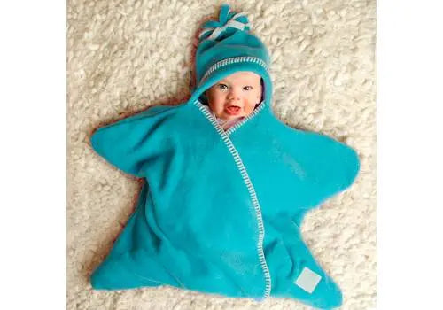 Couverture Star baby Tuppence and Crumble Bleu marine