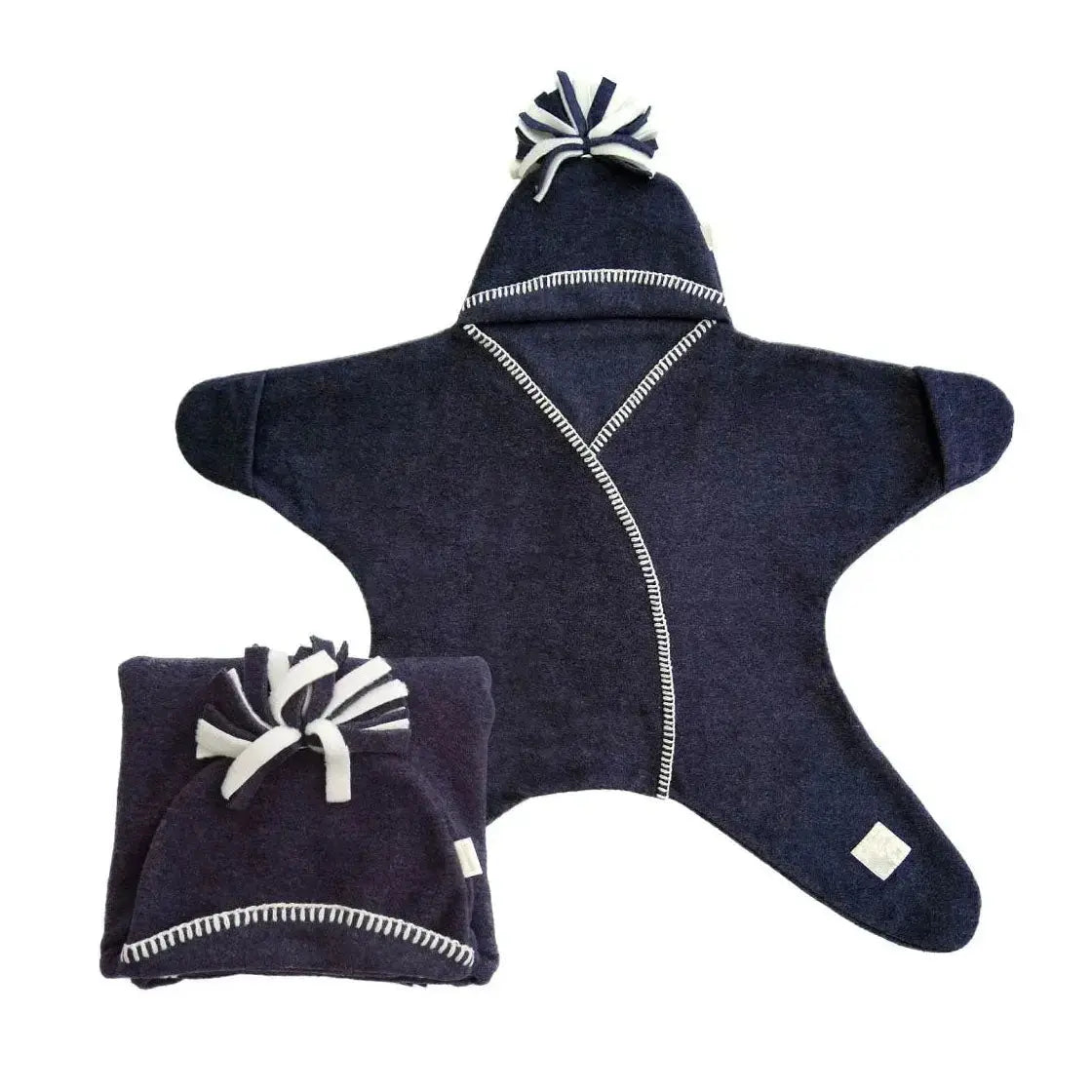 Couverture Star baby Tuppence and Crumble - Slate - Lilinappy