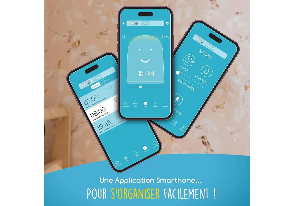 Réveil enfant, compagnon du sommeil REMI Urbanhello