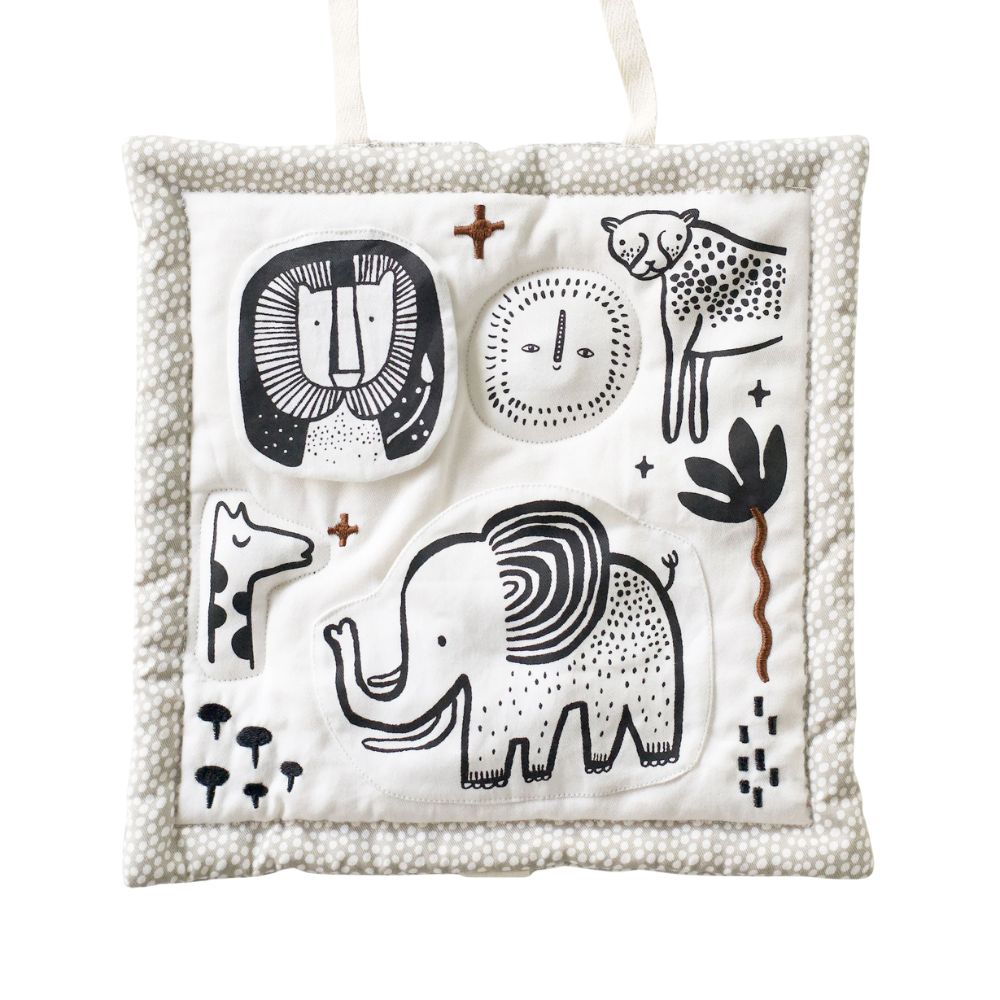 Petit tapis d'activité en coton bio Wee Gallery - Safari - Lilinappy