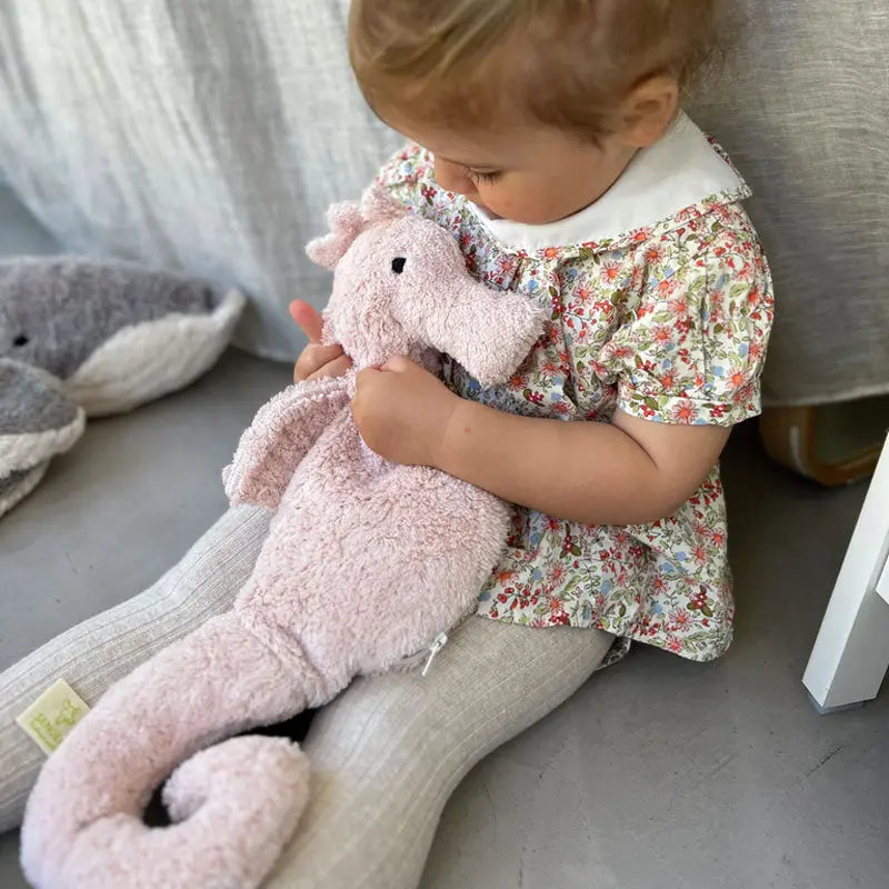 Doudou bouillotte Hippocampe Senger Naturwelt - petit modèle - Lilinappy