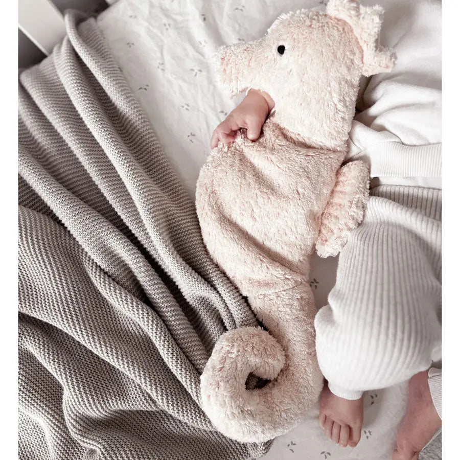 Doudou bouillotte Hippocampe Senger Naturwelt - petit modèle