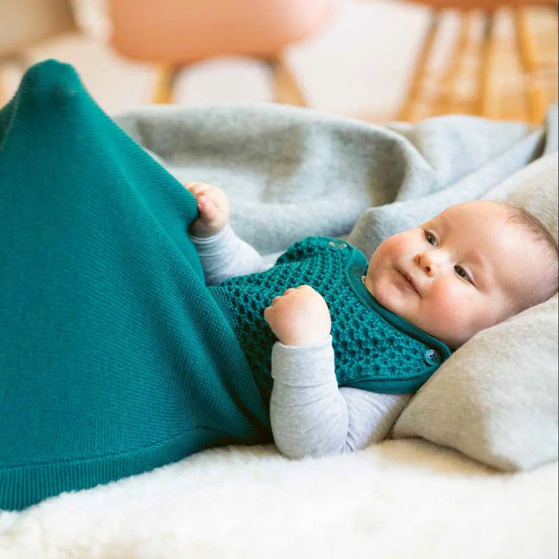 Gigoteuse sans manches en laine merinos Disana - Naturel - Lilinappy