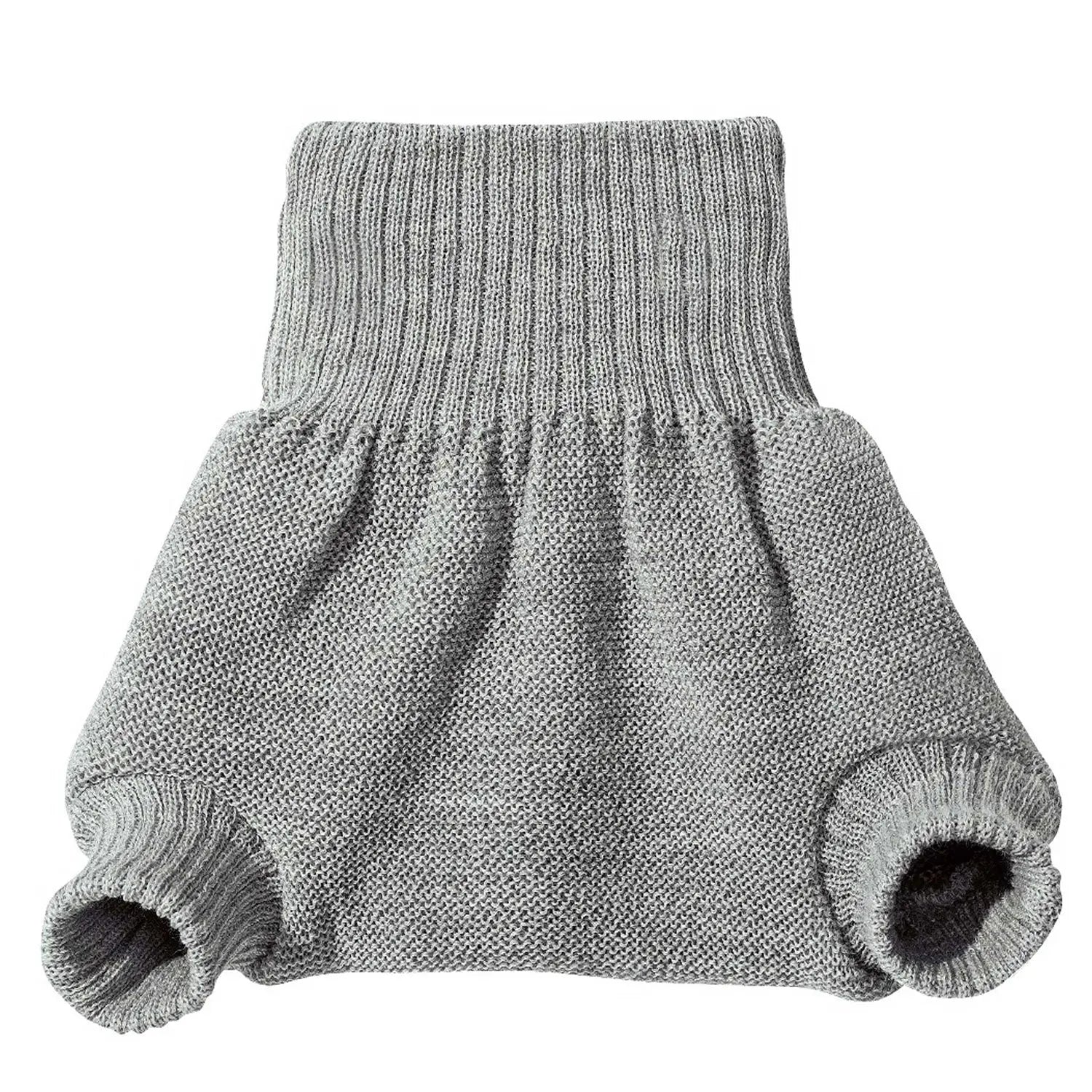 Culotte shorty en laine Disana-74/80cm gris clair