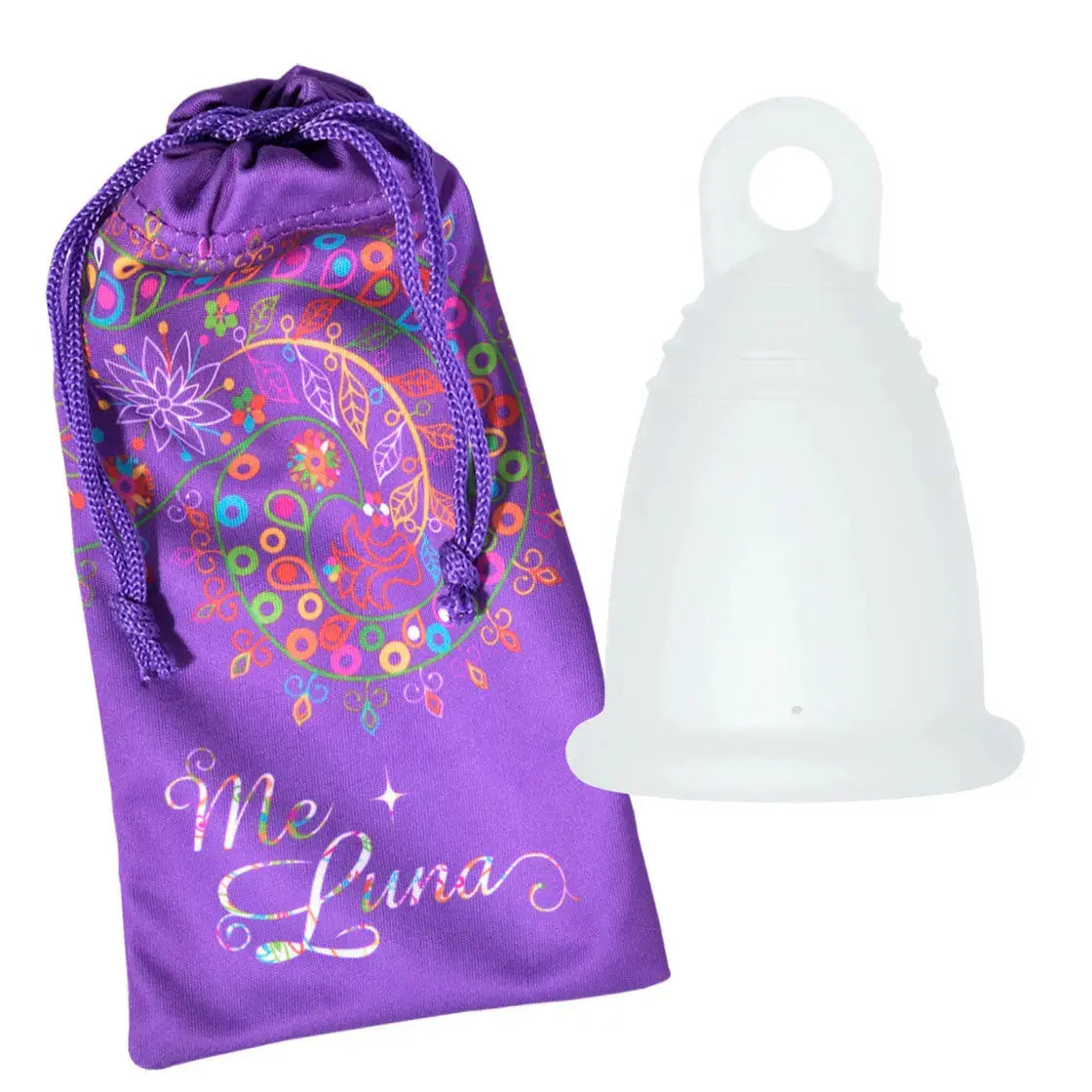 Coupe menstruelle Me luna CLASSIC anneau - Transparent - Lilinappy