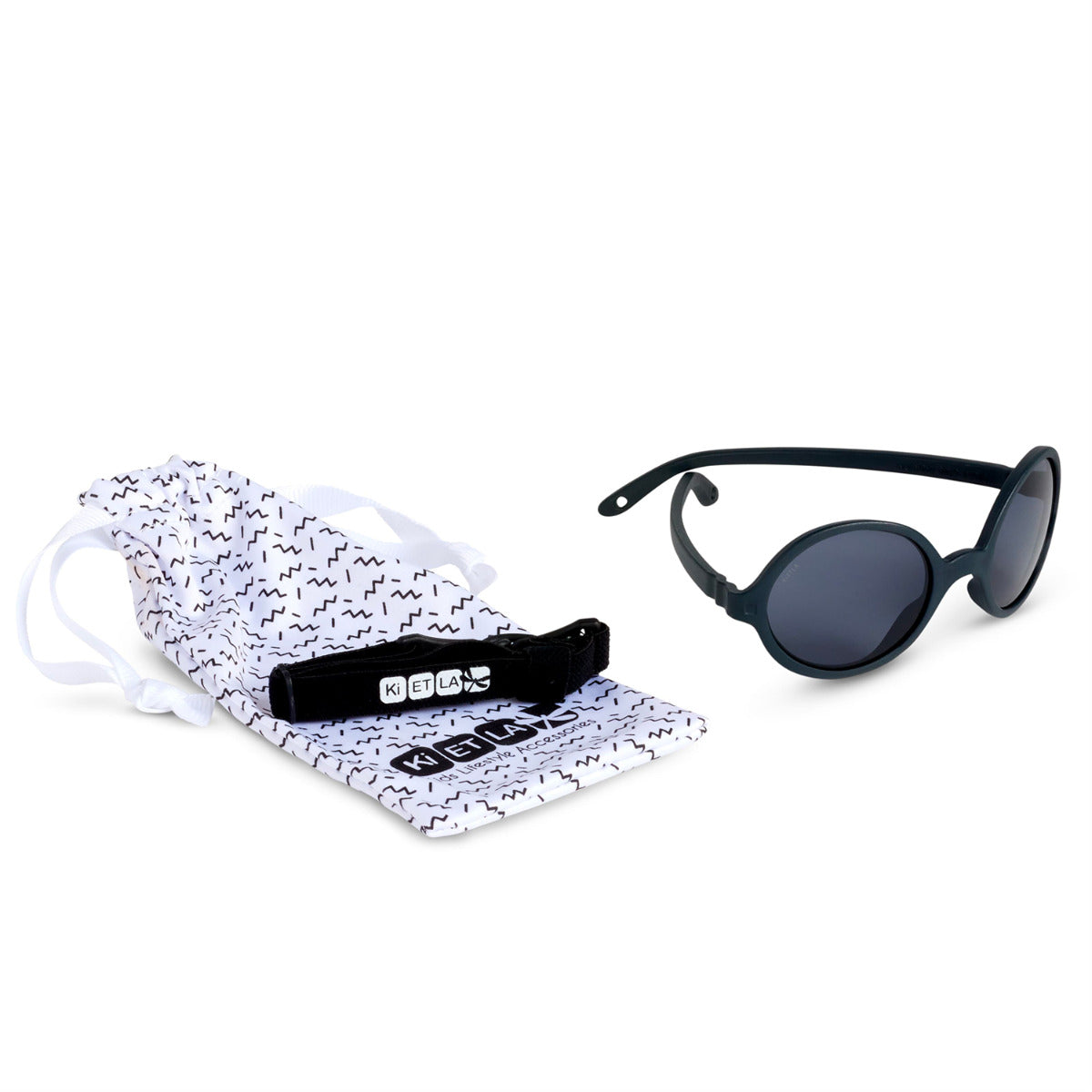 Lunettes de soleil Little Kids ROZZ KI ET LA - Gris orage - Lilinappy