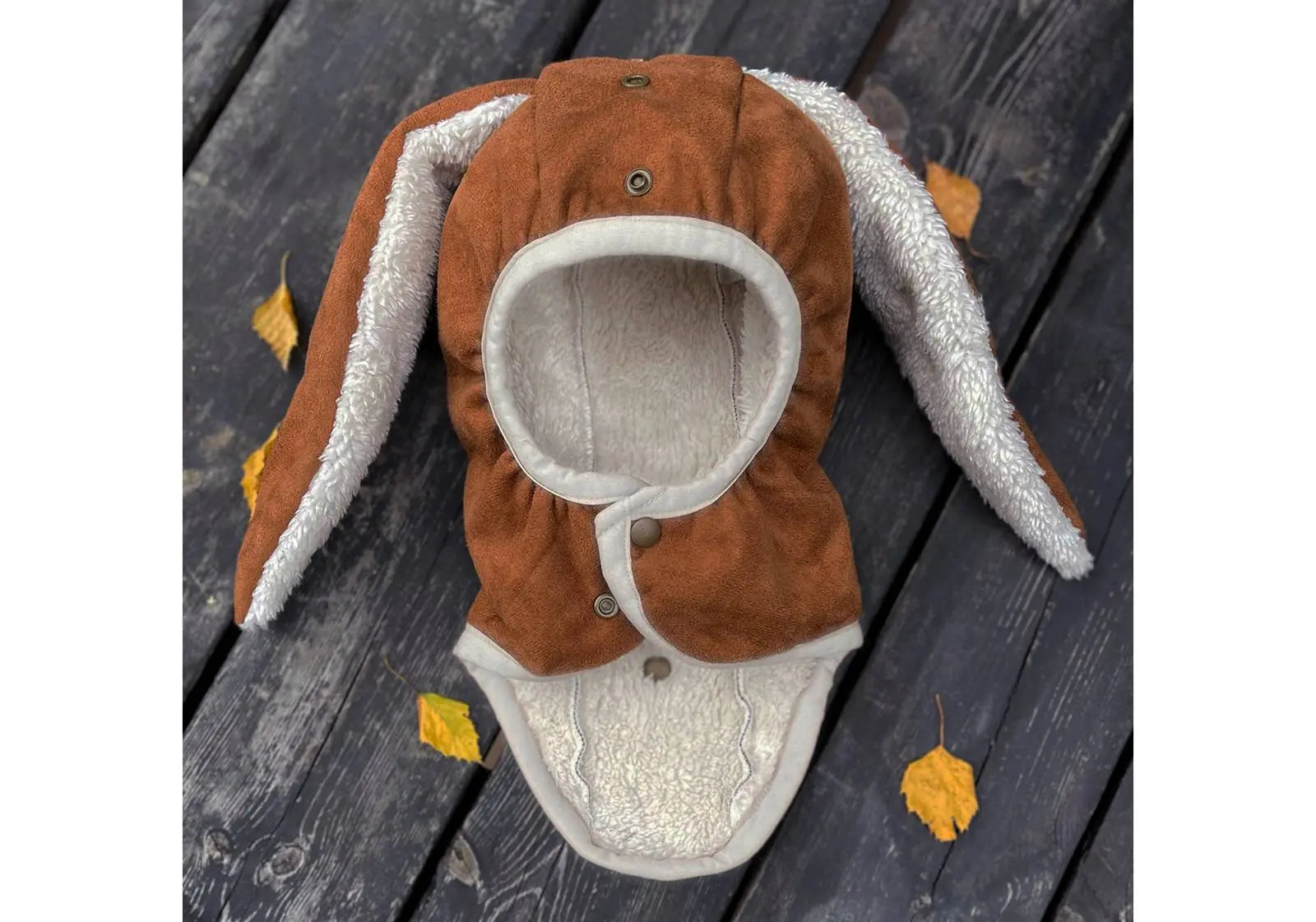 Cagoule ajustable toute douce MAM - Pecan-Cream Manymonths