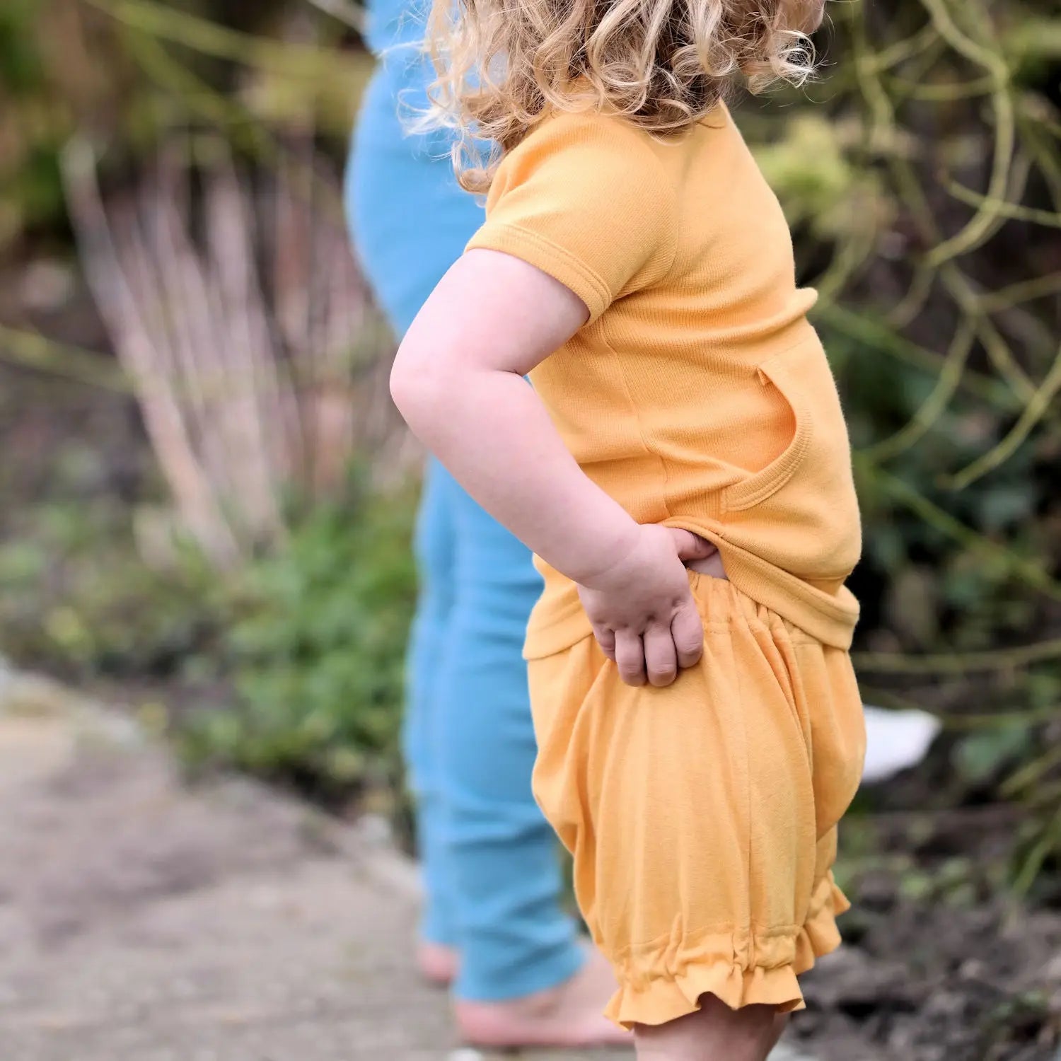 Bloomer bébé chanvre coton bio ManyMonths - Sea Glass 