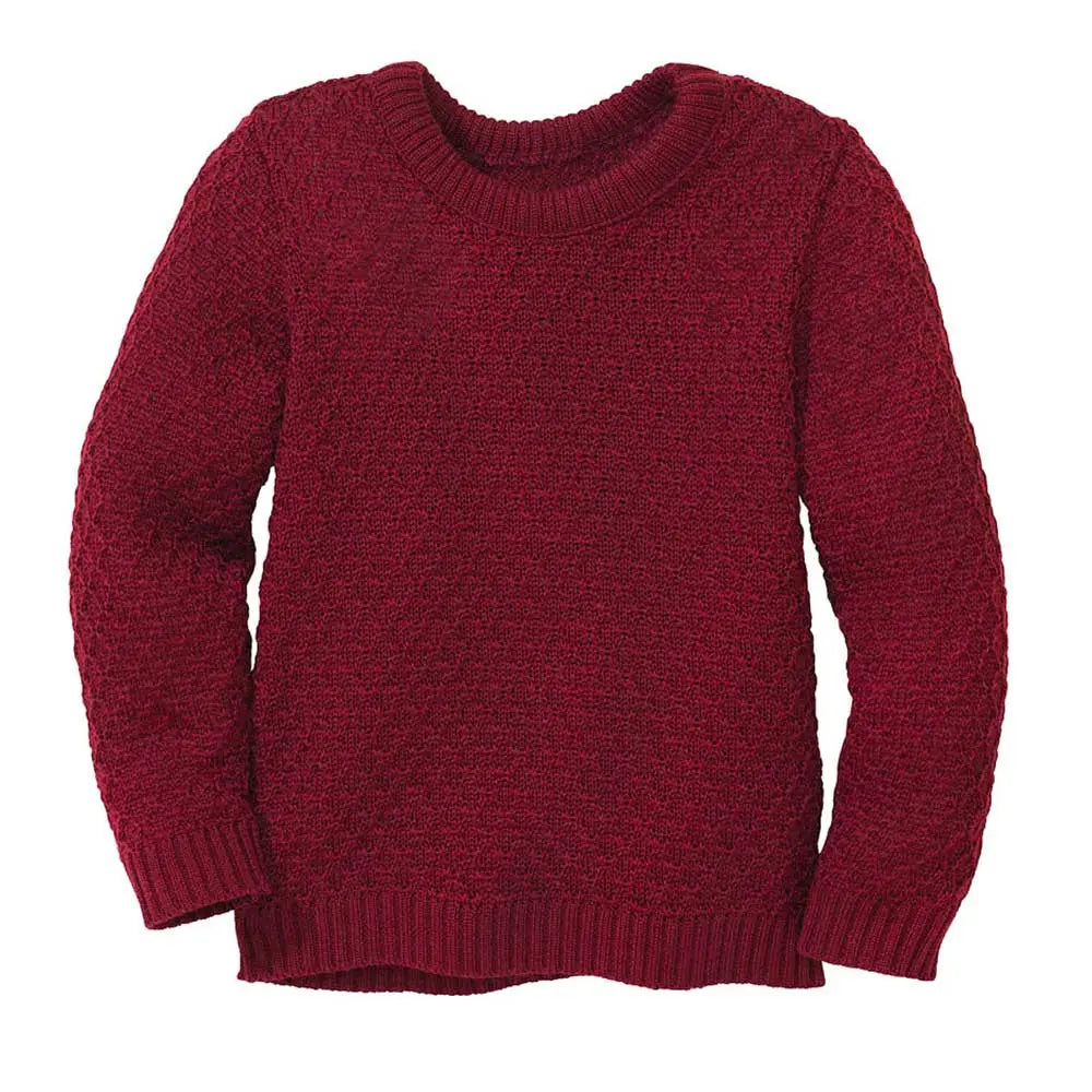 Pull en laine mérinos Aran Disana Cassis