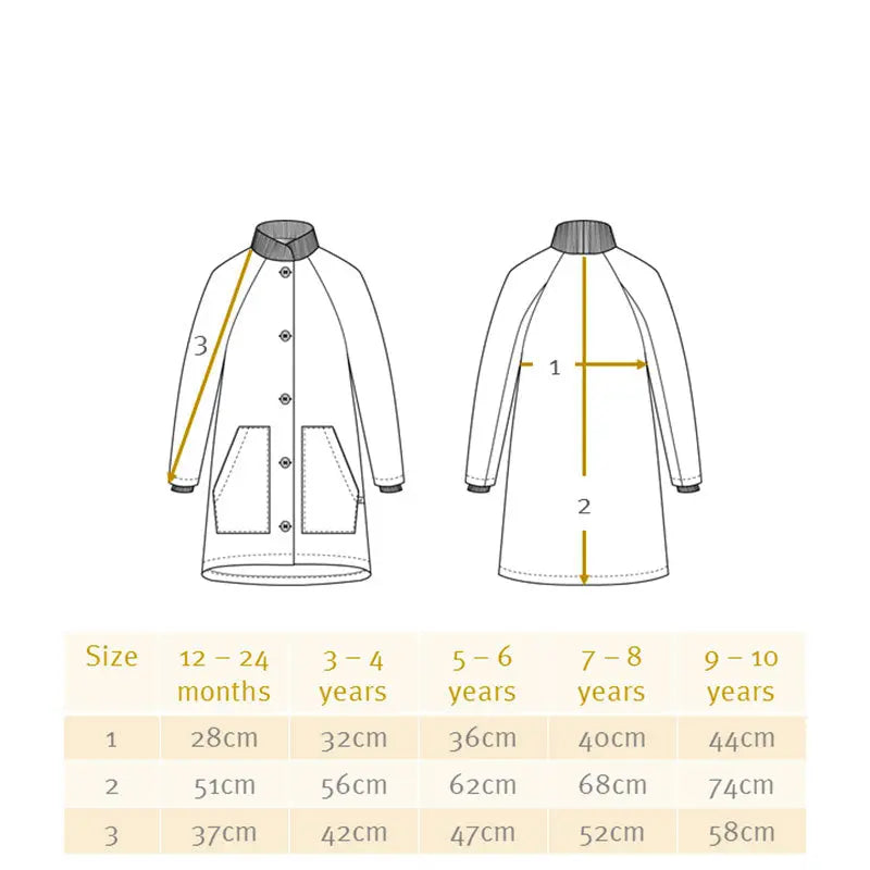 Manteau pour enfants en laine bouillie Disana - Cassis - Lilinappy