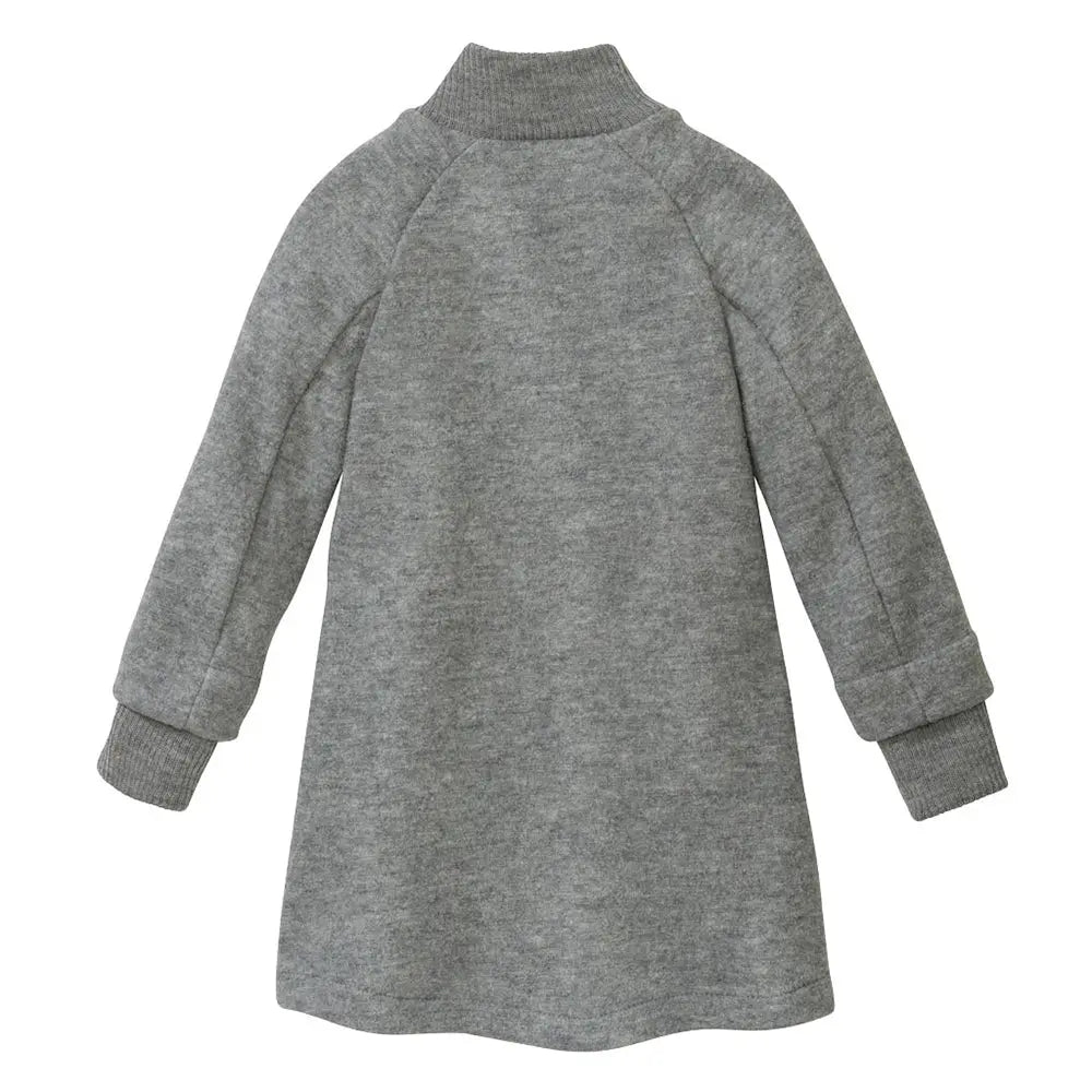 Manteau pour enfants en laine bouillie Disana - Gris - Lilinappy