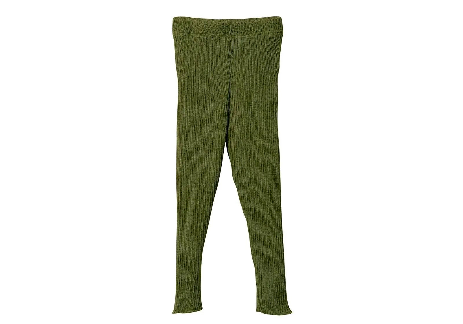 Leggings bébé en laine mérinos Disana - Olive - Lilinappy
