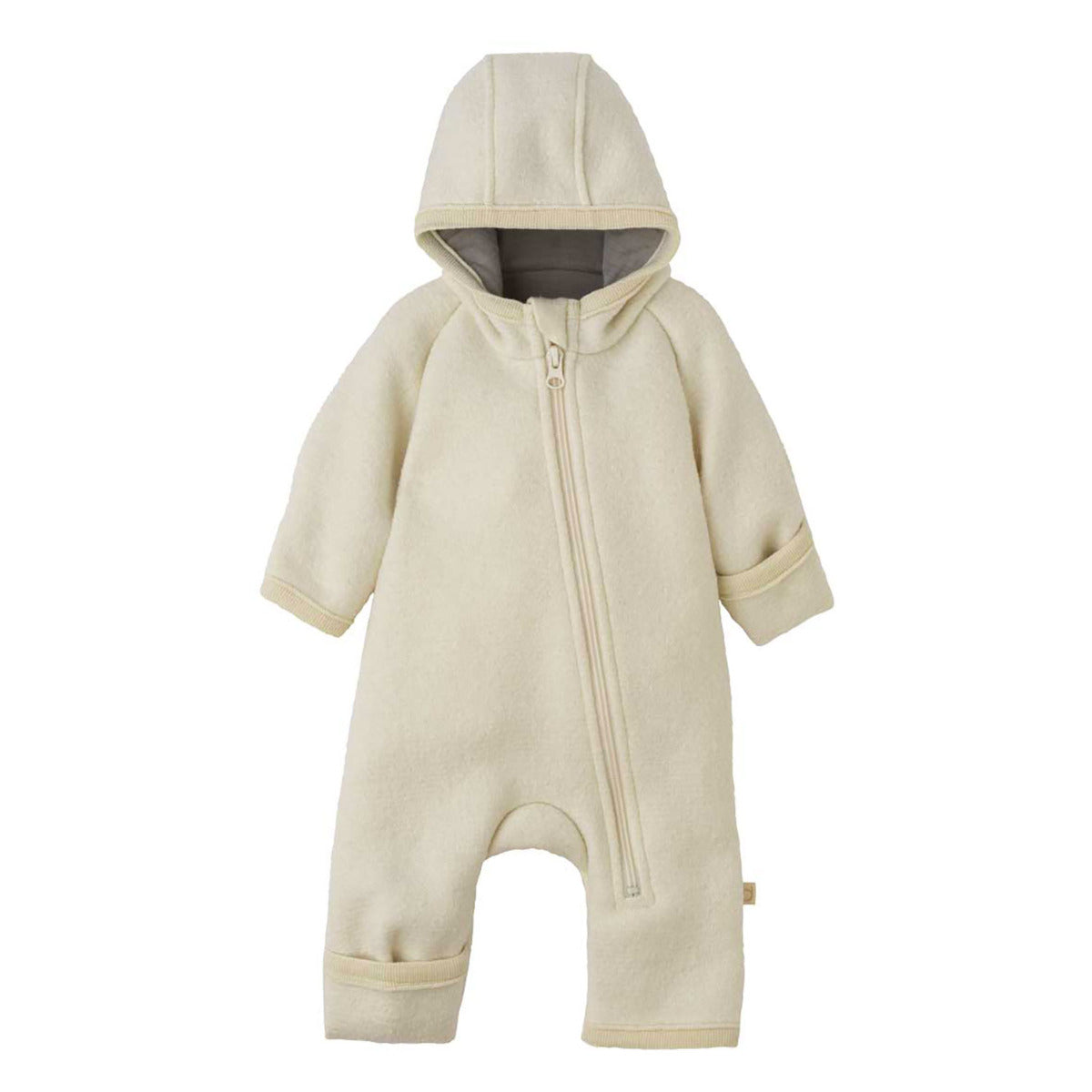 Combinaison Zip Overall en laine mérinos Disana – Naturel