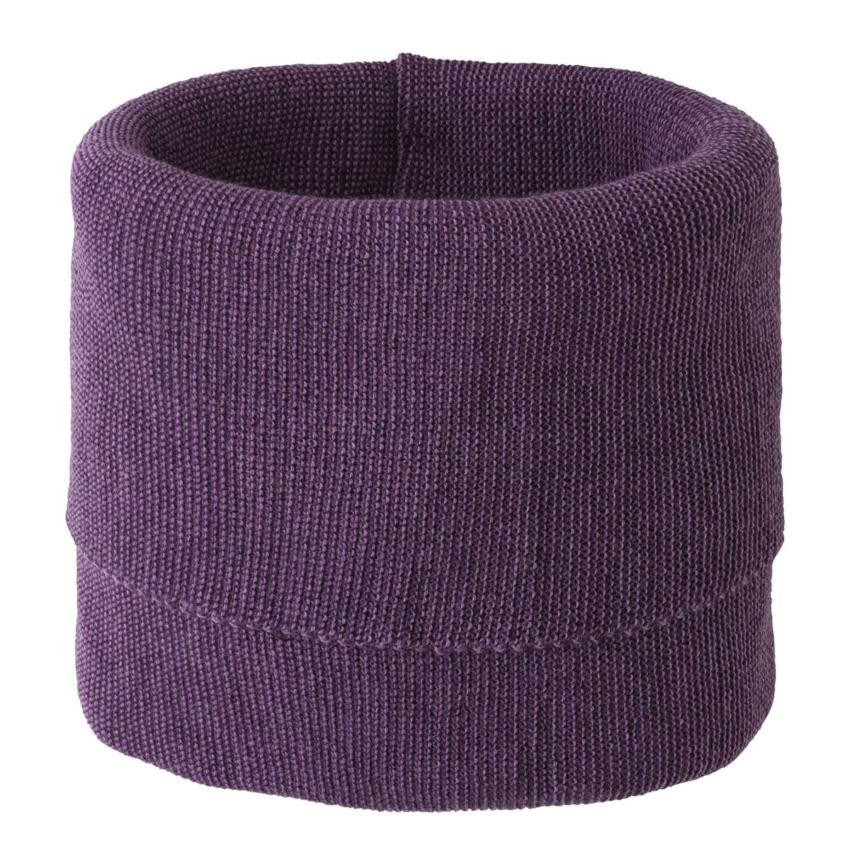 Tour de cou en laine mérinos Disana - Aubergine-lilac