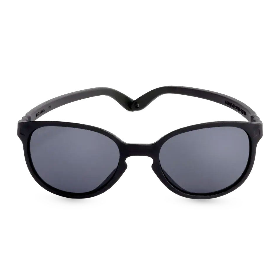 Lunettes de soleil Little Kids pour enfants de 1 à 4 ans Ki ET La, modèle Wazz coloris noir, monture légère et incassable, verres catégorie 3