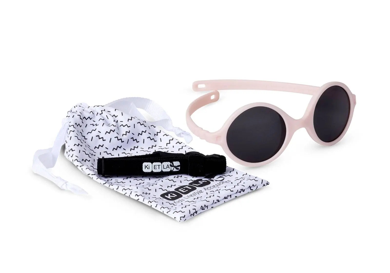 Lunettes de soleil Sun Baby 0-1 an KI ET LA - Rose pale - Lilinappy